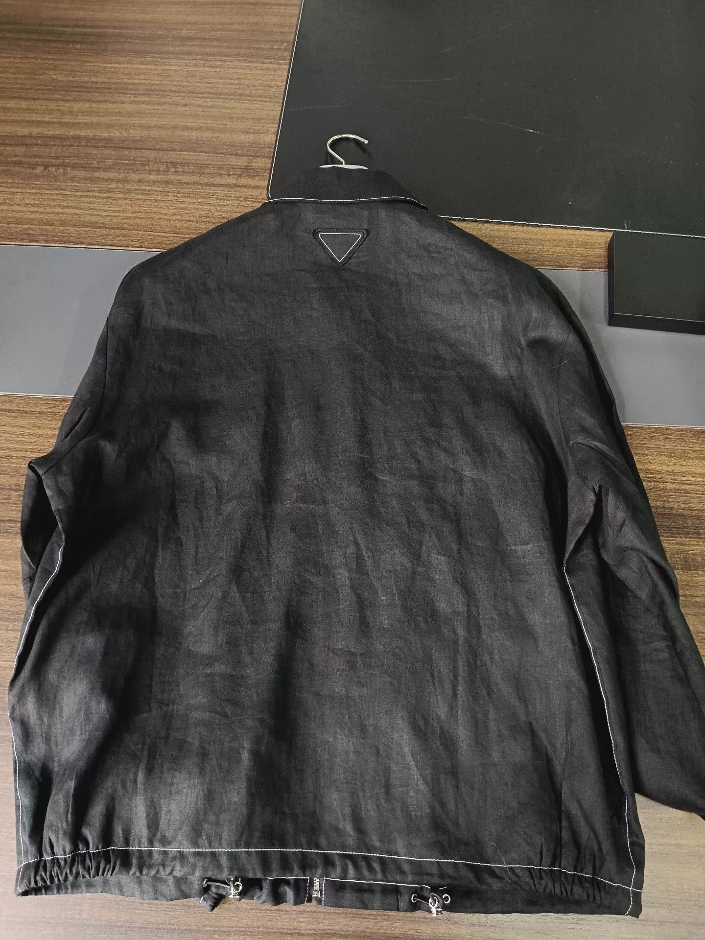 Prada Prada Contrast Stitch Zip Jacket Size S Size US S / EU 44-46 / 1 - 3 Thumbnail