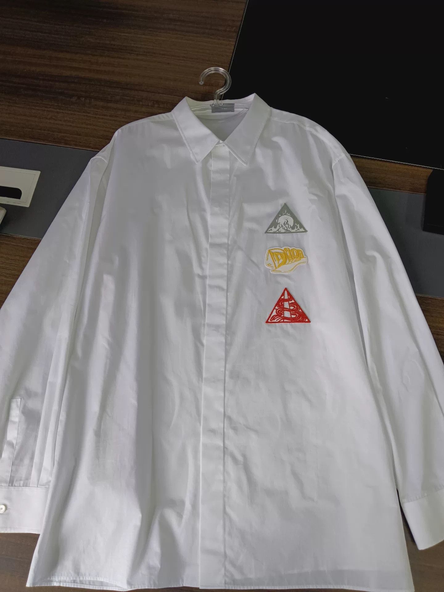 Dior Dior Patch Graphic Long Sleeve Shirt 41 Size US L / EU 52-54 / 3 - 2 Thumbnail