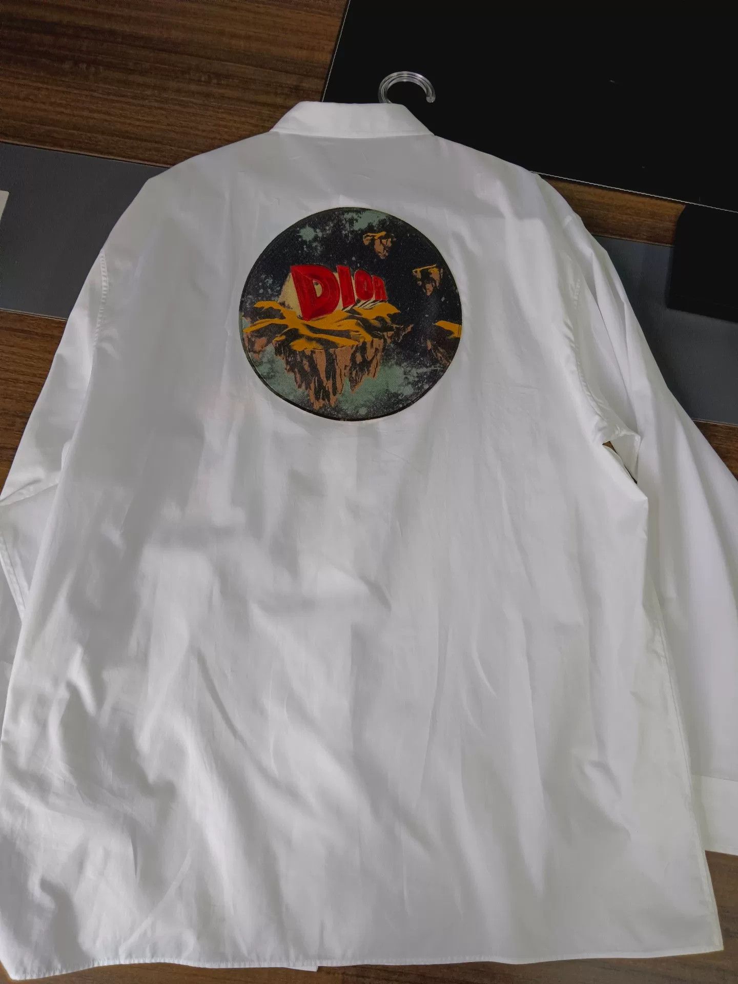 Dior Dior Patch Graphic Long Sleeve Shirt 41 Size US L / EU 52-54 / 3 - 3 Thumbnail