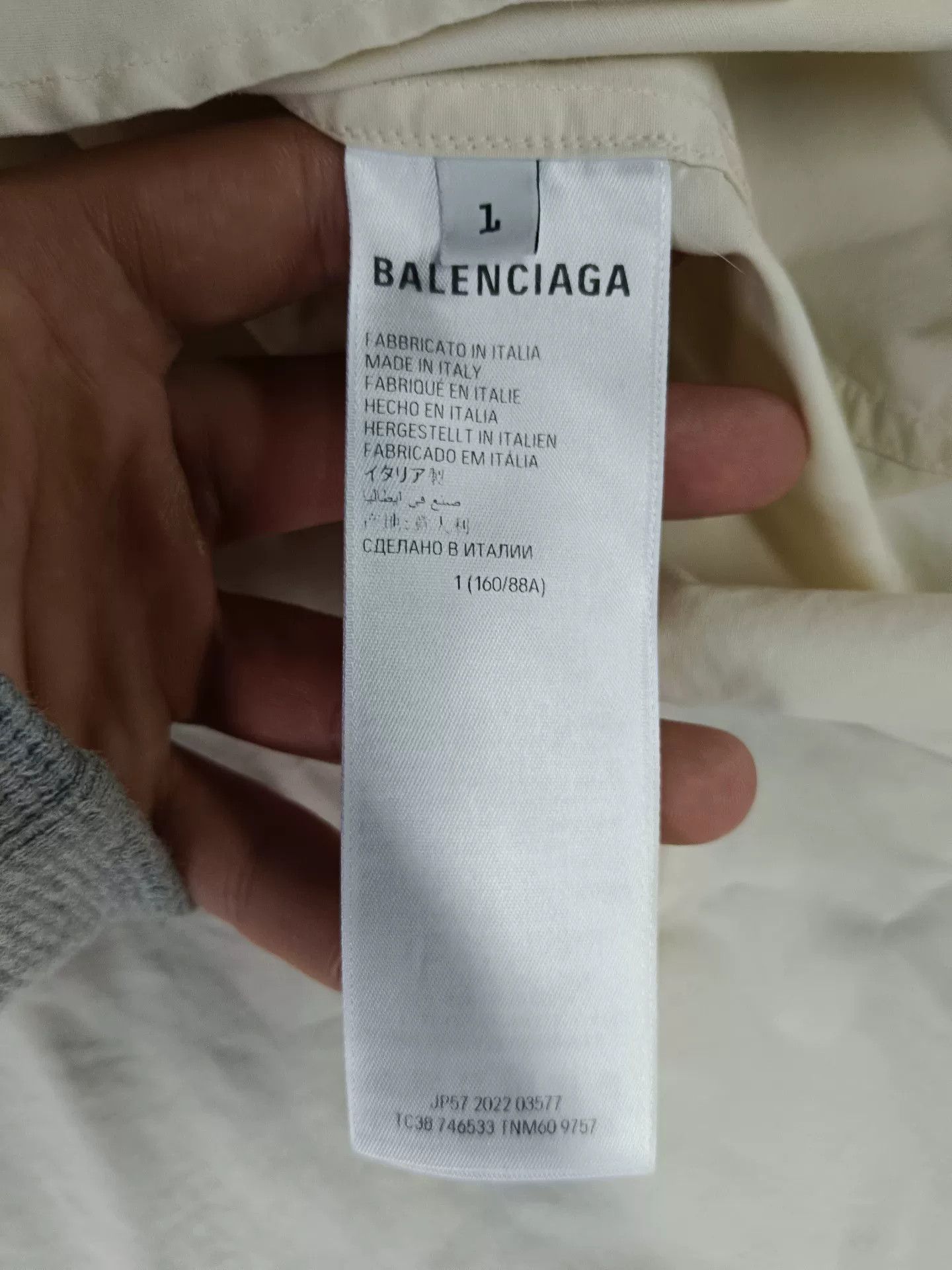 Balenciaga Balenciaga Layered Shirt Size 1 Size US S / EU 44-46 / 1 - 4 Thumbnail