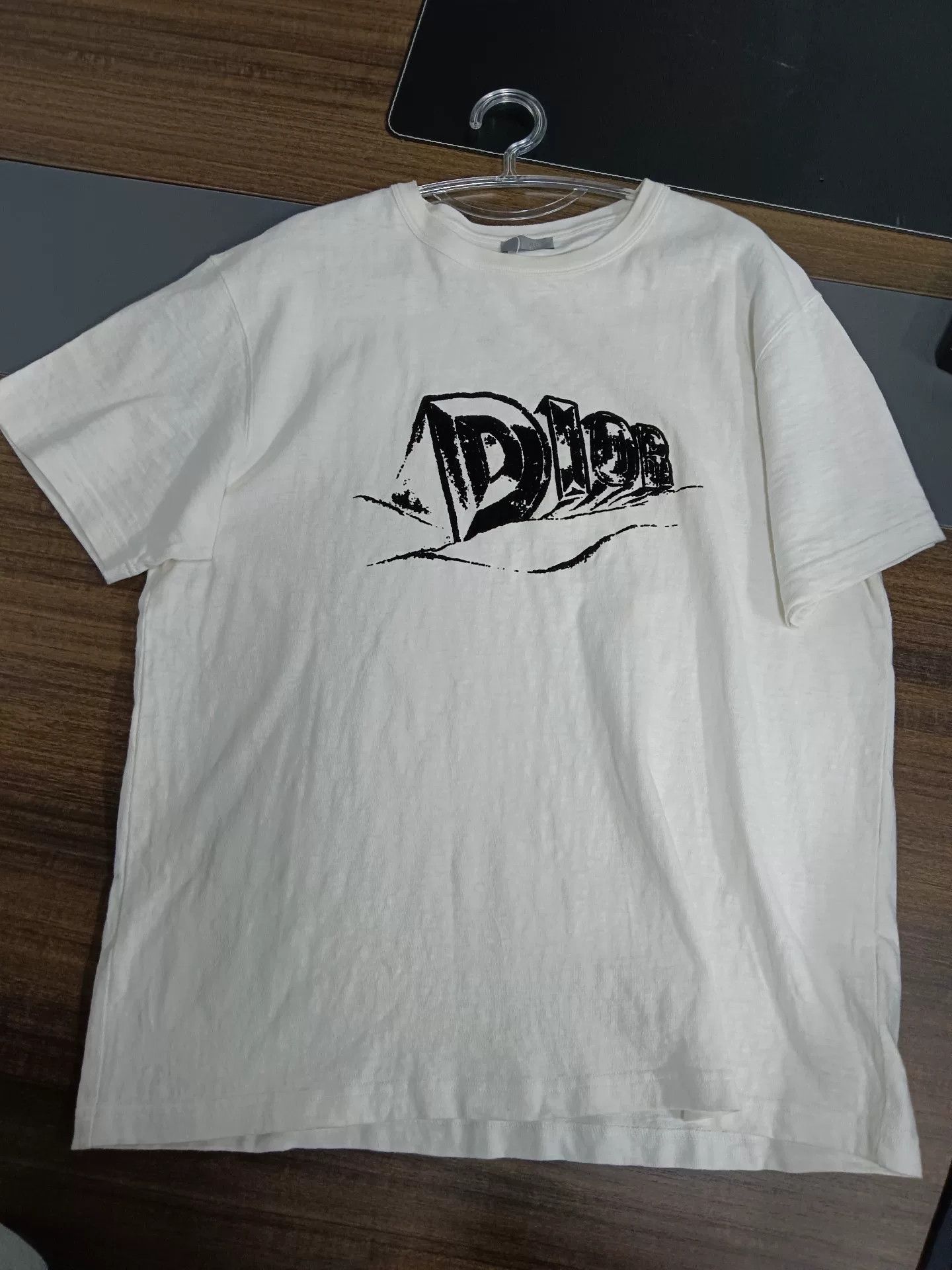 Dior Dior Flocked Logo T-Shirt Size XXL Size US XXL / EU 58 / 5 - 2 Thumbnail