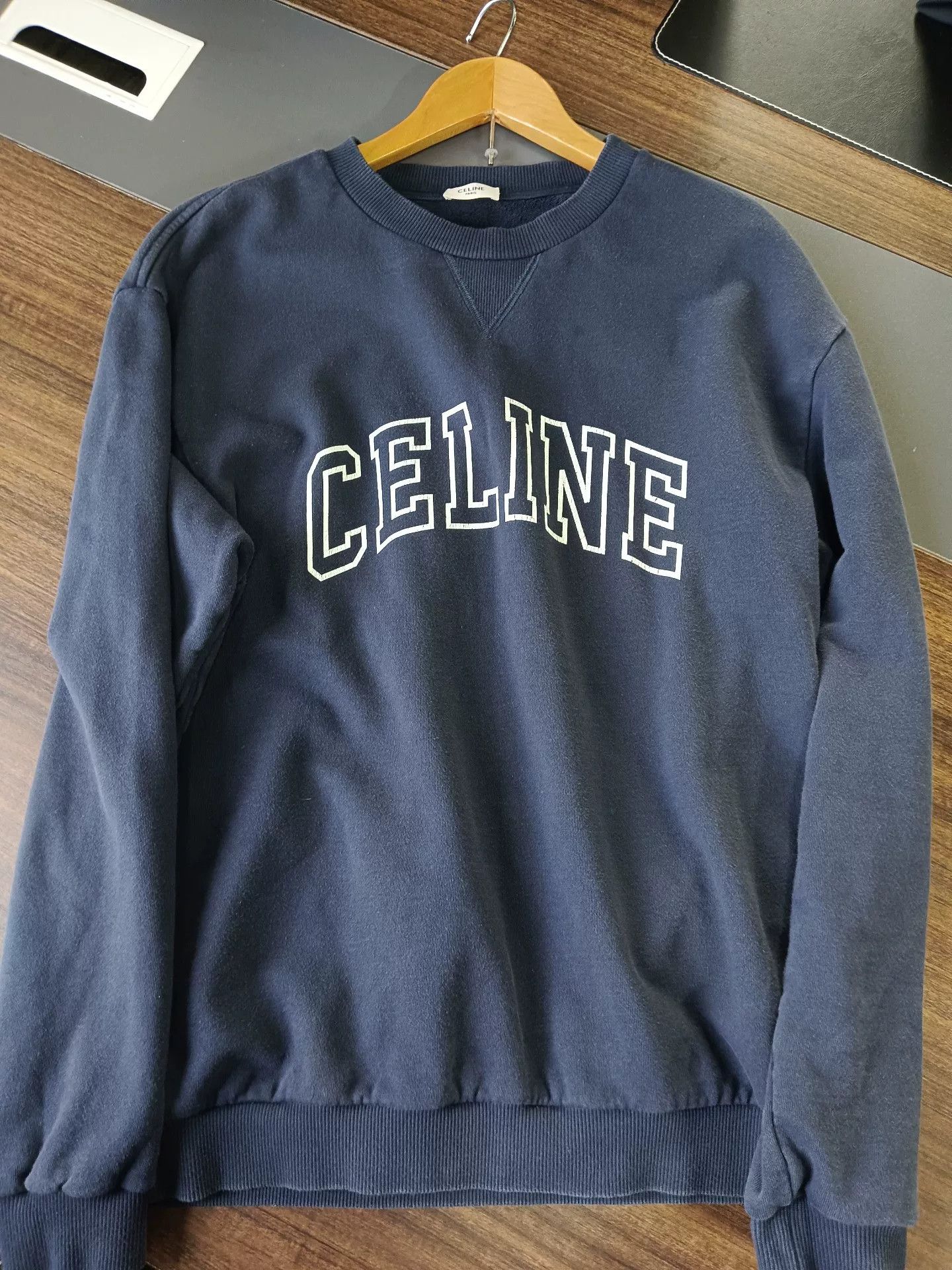 Celine Celine Arch Logo Crewneck Sweatshirt Size M Size US M / EU 48-50 / 2 - 2 Thumbnail