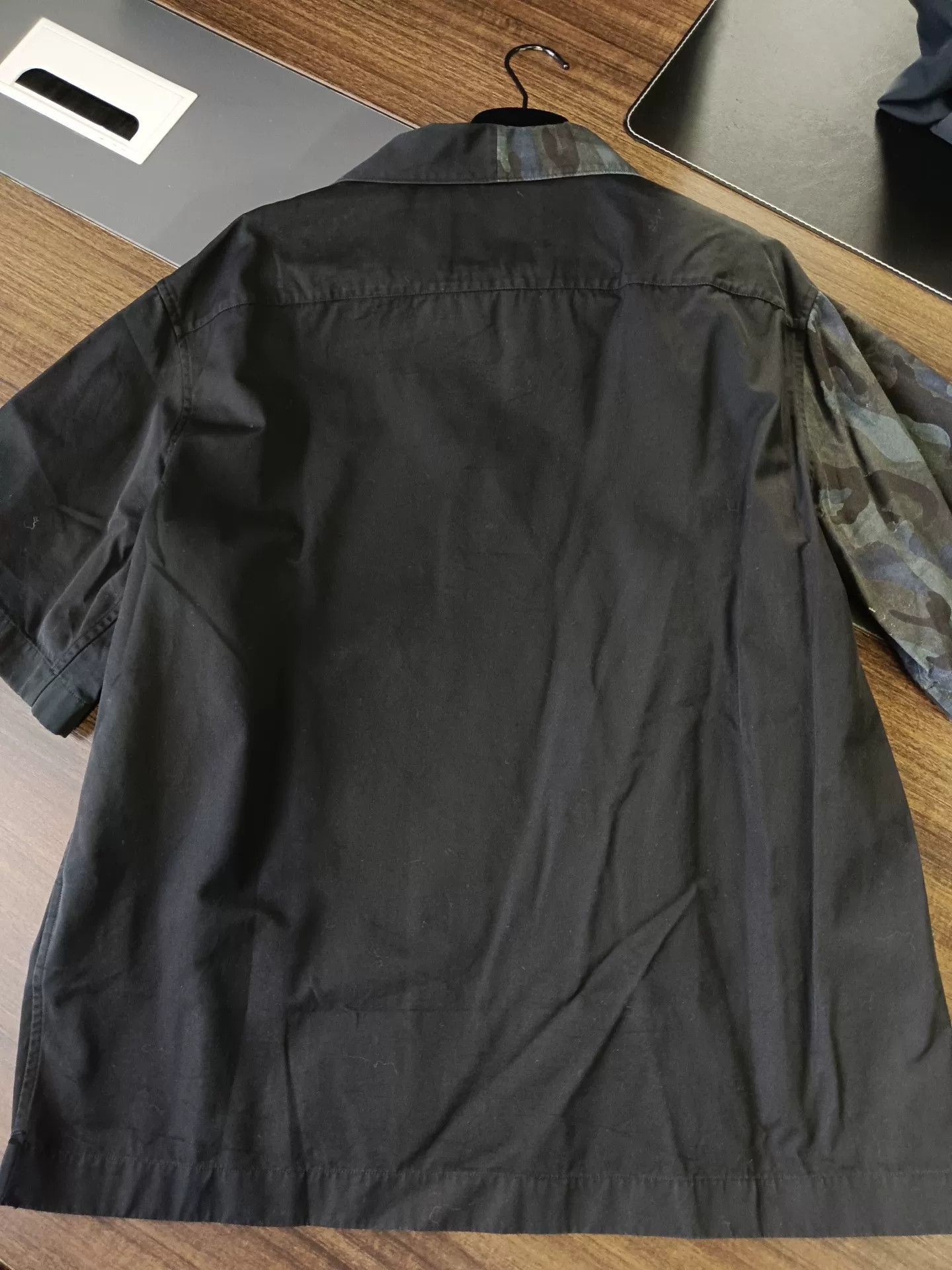Prada Prada Camo Patchwork Double Match Shirt L Size US L / EU 52-54 / 3 - 3 Thumbnail