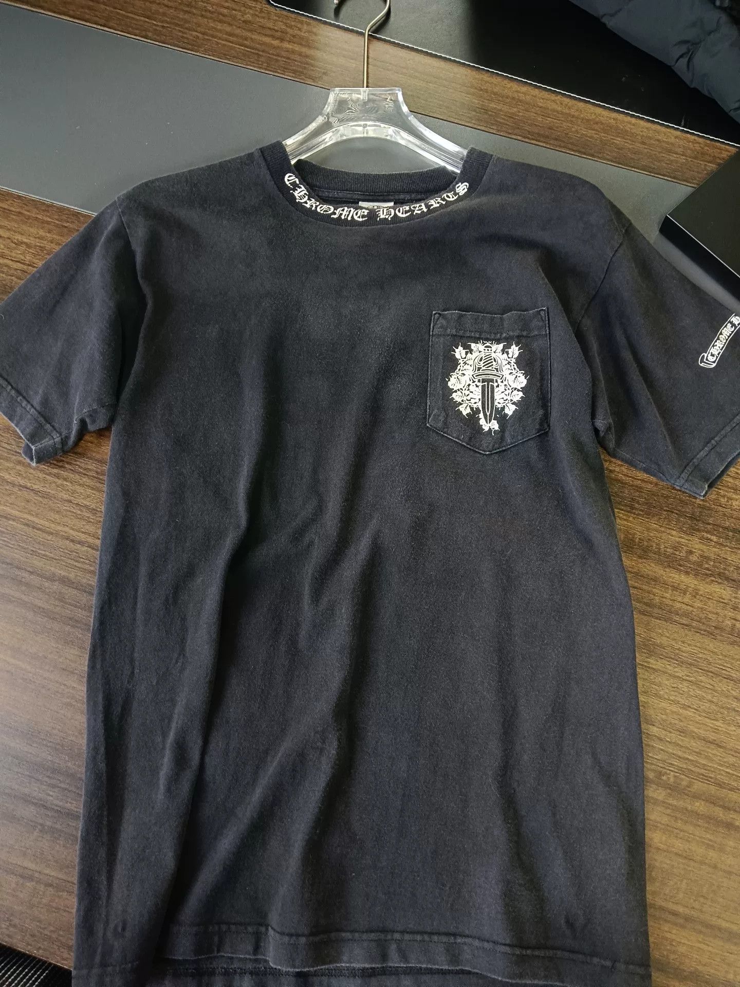 Chrome Hearts Chrome Hearts Scroll Logo Pocket T-Shirt M Size US M / EU 48-50 / 2 - 2 Thumbnail