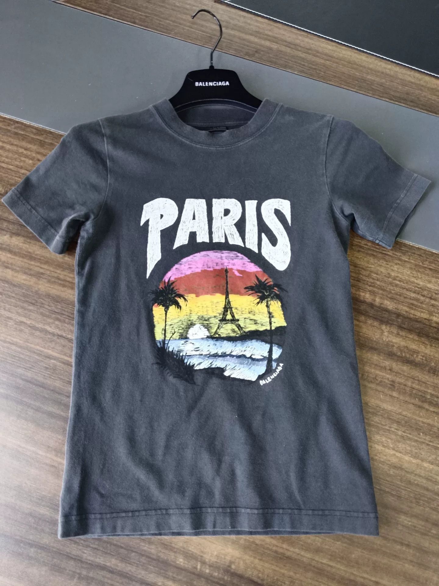 Balenciaga Balenciaga Paris Eiffel Tower Graphic T-Shirt L Size US L / EU 52-54 / 3 - 2 Thumbnail
