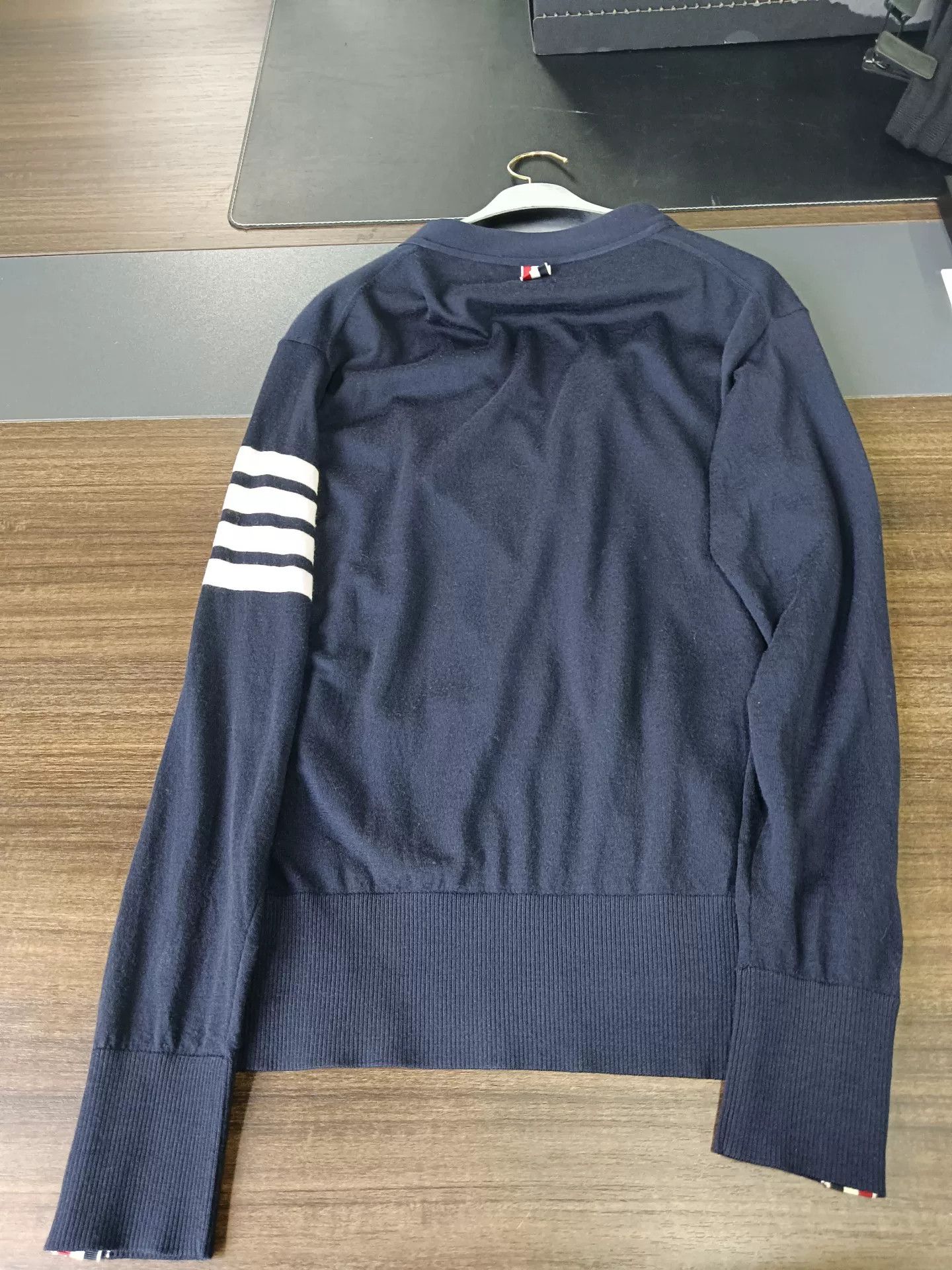 Thom Browne Thom Browne 4-Bar Wool Cardigan Size 3 Size US L / EU 52-54 / 3 - 3 Thumbnail