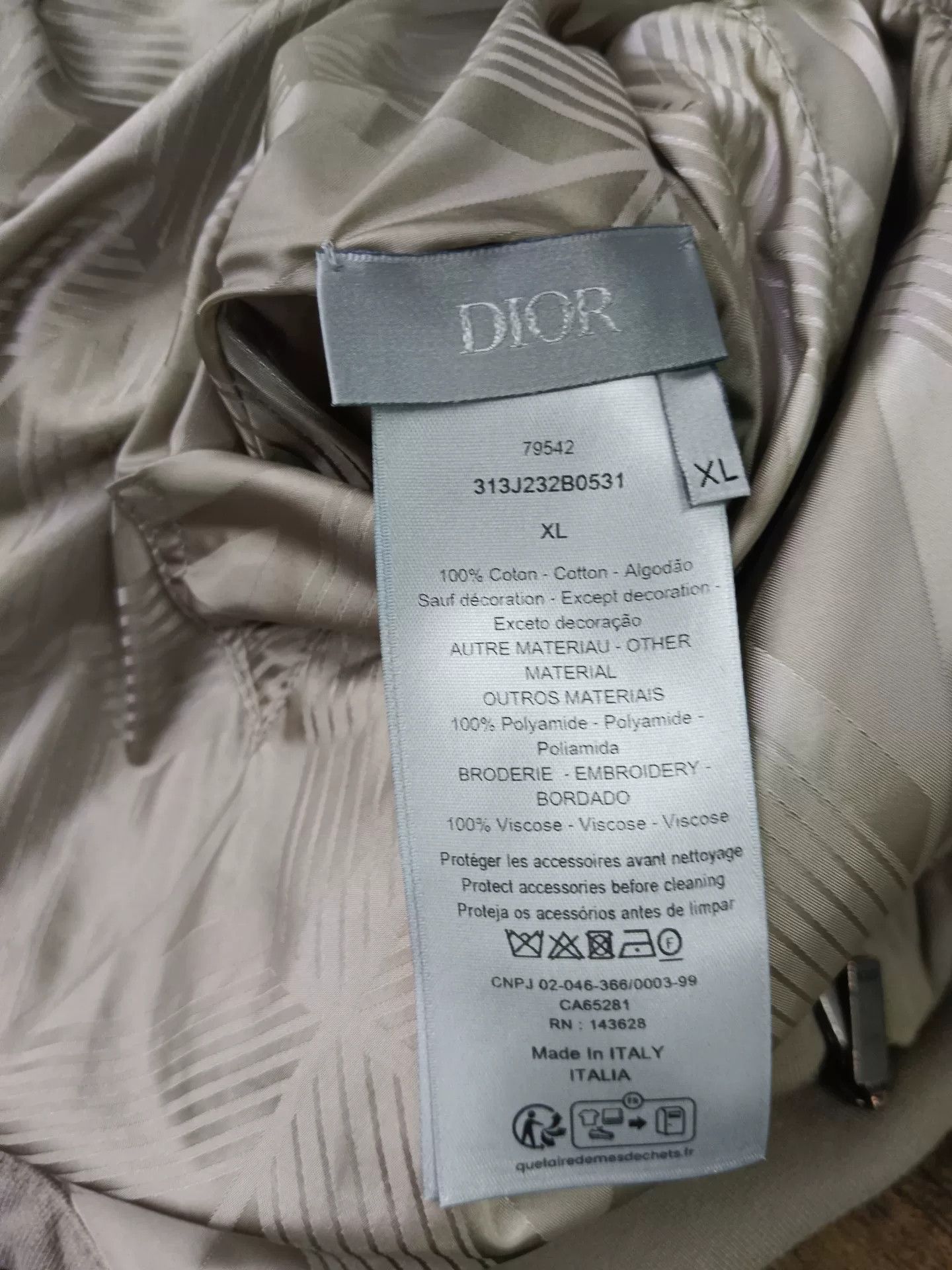 Dior Dior Reversible Monogram Hooded Jacket XL Size US XL / EU 56 / 4 - 7 Thumbnail