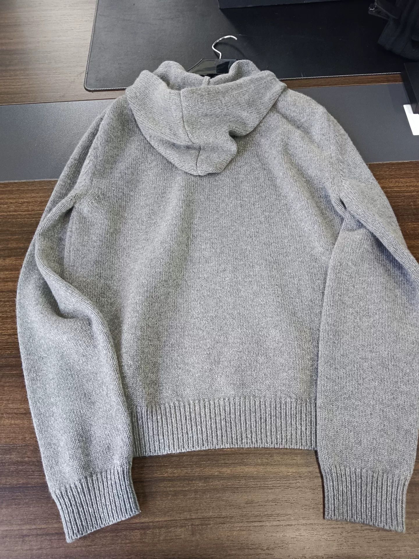 Celine Celine Triomphe Embroidery Zip Hoodie Gray M Size US M / EU 48-50 / 2 - 3 Thumbnail