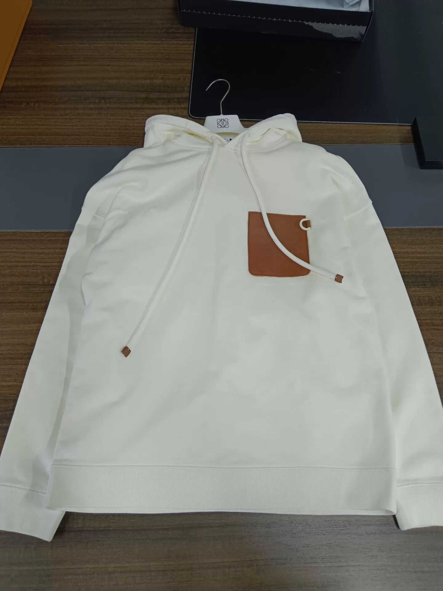 Loewe Loewe Leather Patch Logo Hoodie S Size US S / EU 44-46 / 1 - 2 Thumbnail