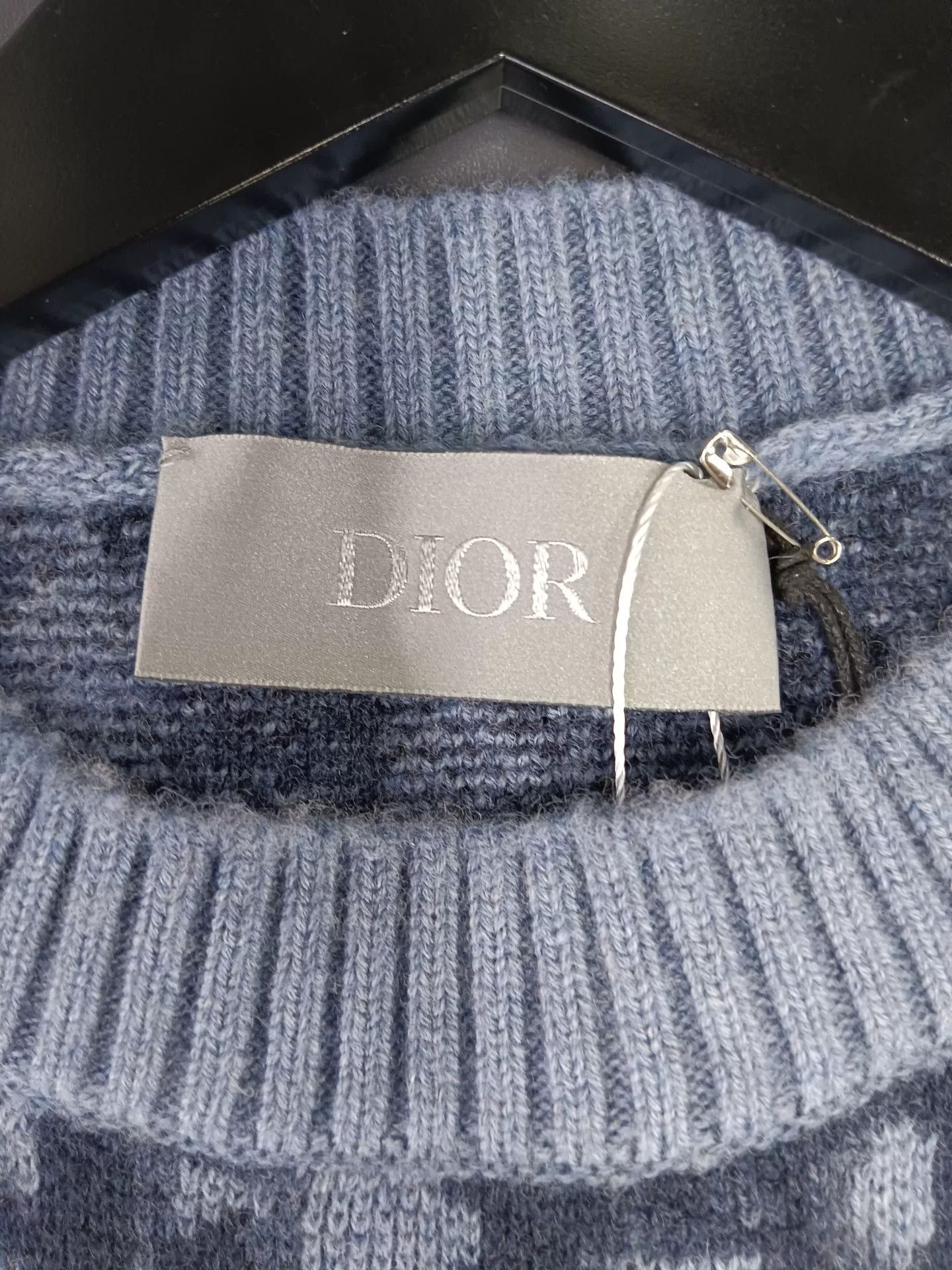 Dior Dior Oblique Pattern Wool Sweater Size L Size US L / EU 52-54 / 3 - 4 Thumbnail