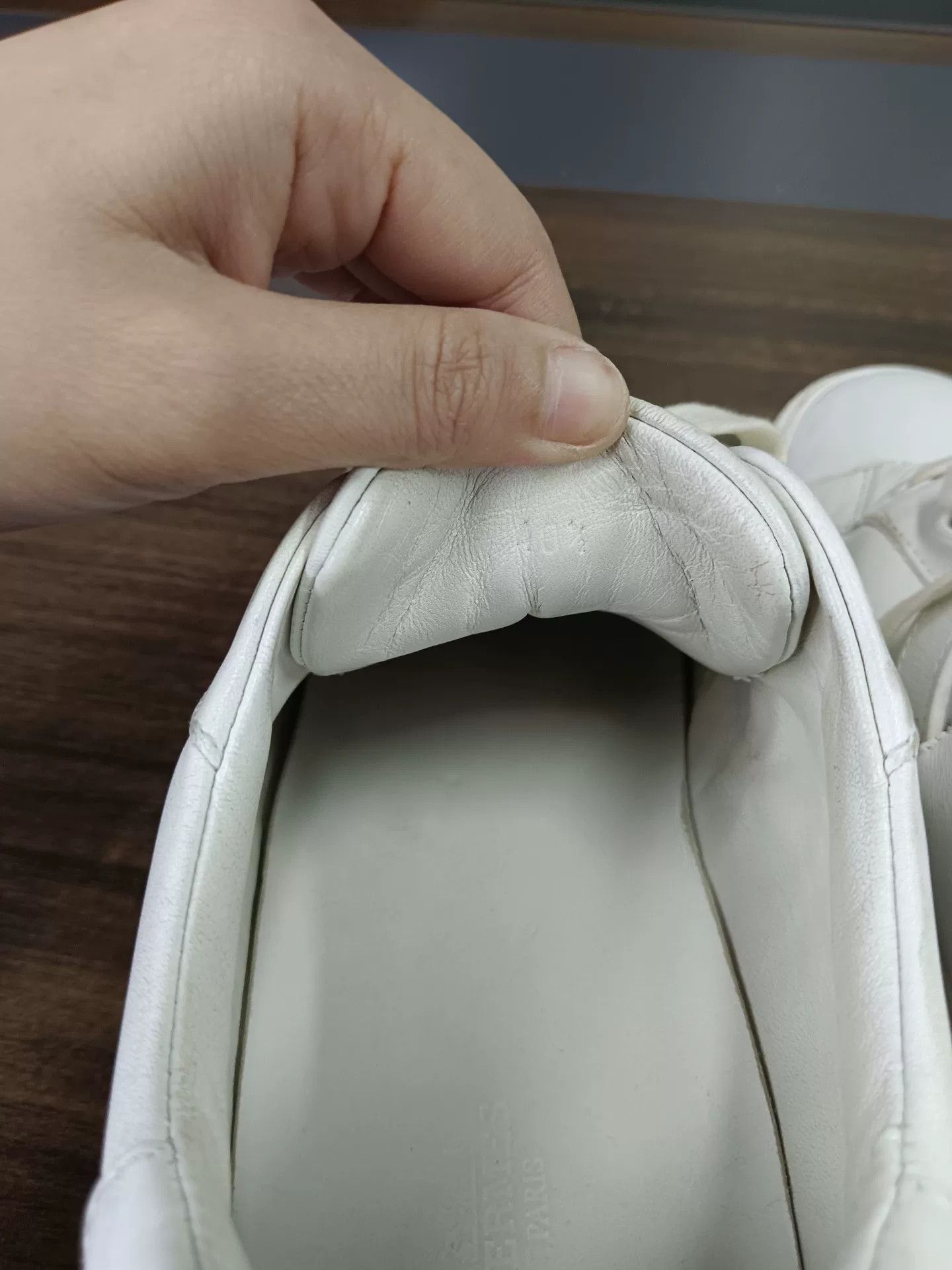Hermes Hermes White Leather Day Kelly Sneakers 41 Size US 8 / EU 41 - 6 Thumbnail