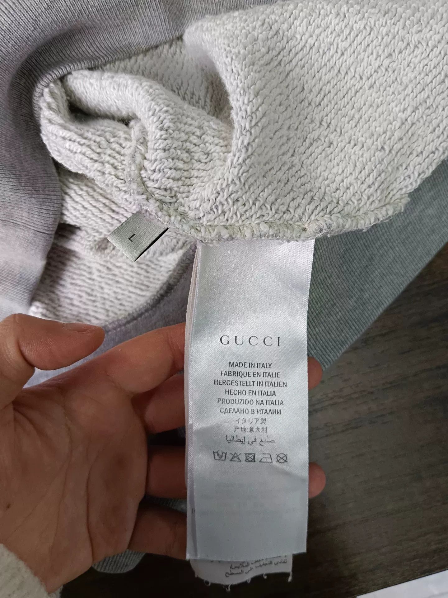 Gucci Gucci Logo Tape Zip Hoodie Size L Size US L / EU 52-54 / 3 - 4 Thumbnail