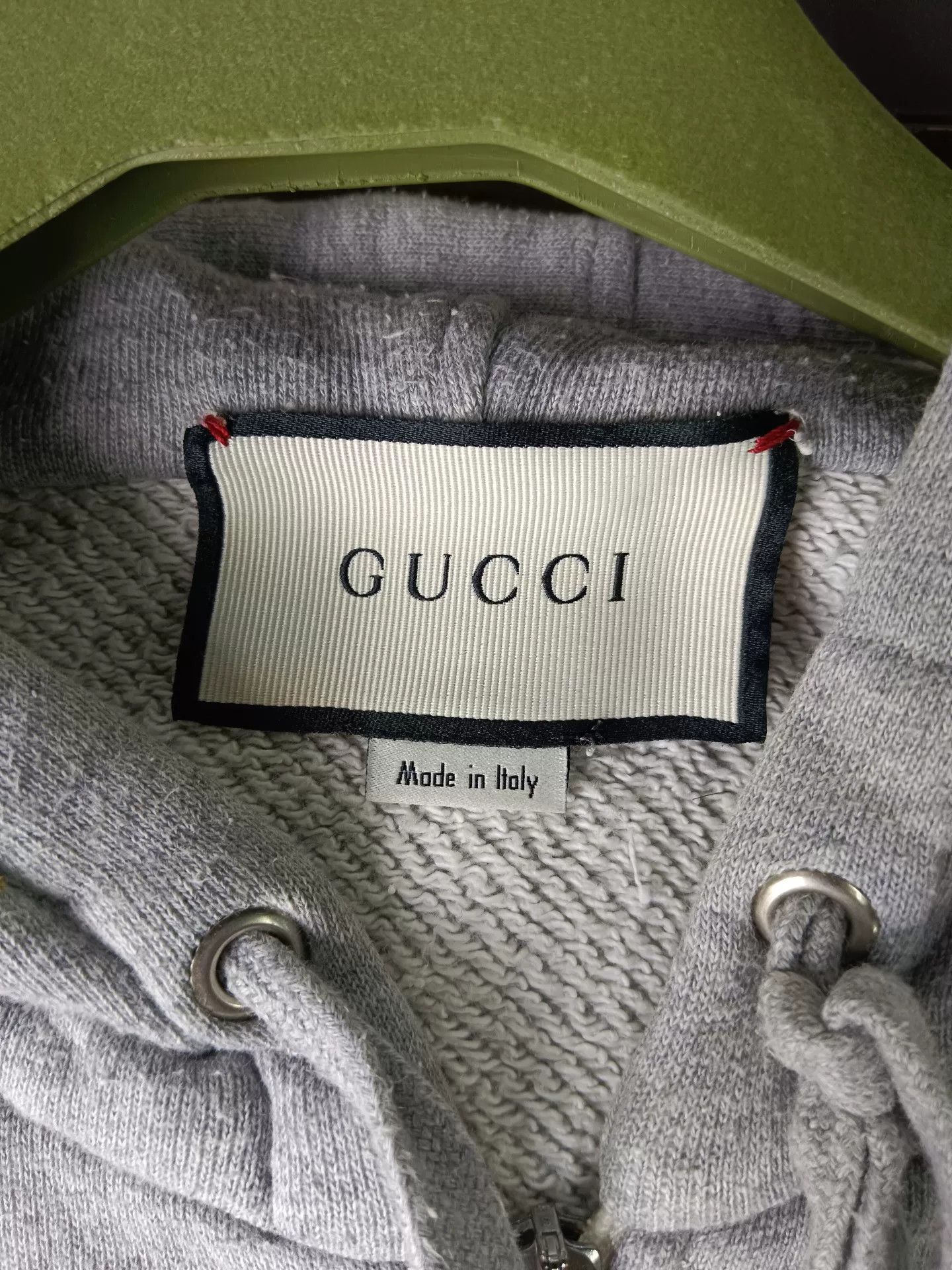 Gucci Gucci Logo Tape Zip Hoodie Size L Size US L / EU 52-54 / 3 - 3 Thumbnail