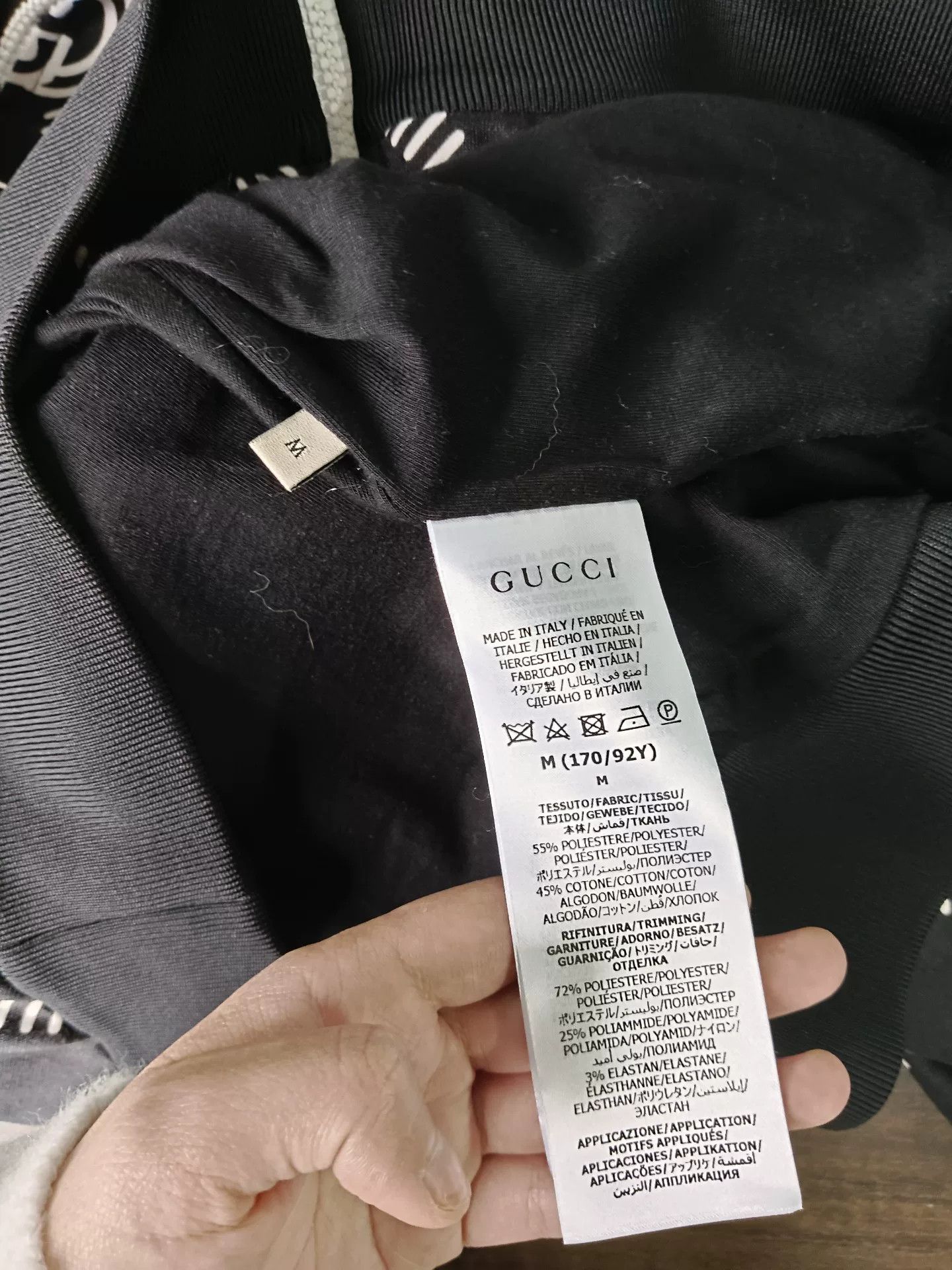 Gucci Gucci GG Monogram Zip Track Jacket Size M Size US M / EU 48-50 / 2 - 5 Thumbnail