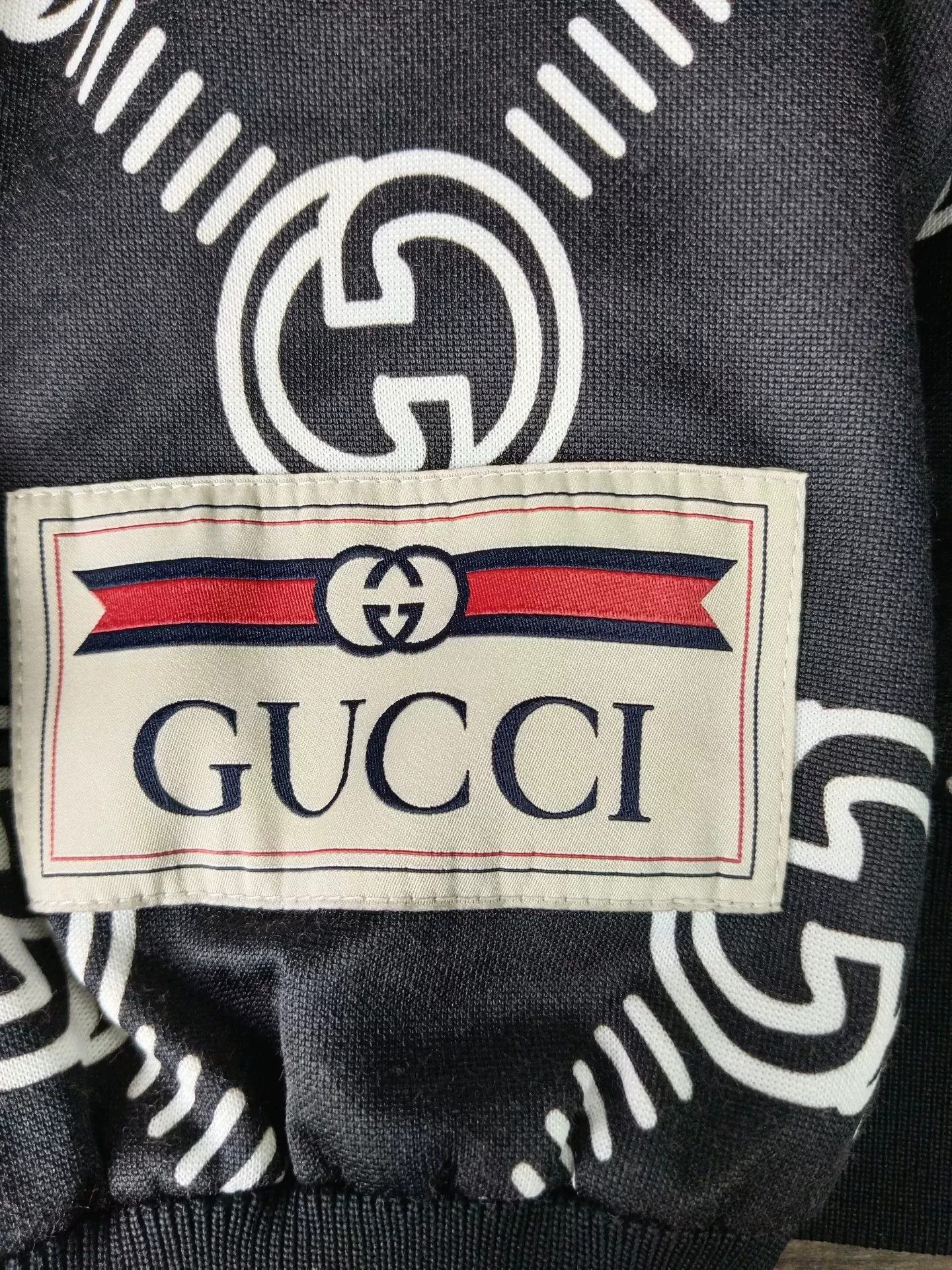 Gucci Gucci GG Monogram Zip Track Jacket Size M Size US M / EU 48-50 / 2 - 4 Thumbnail