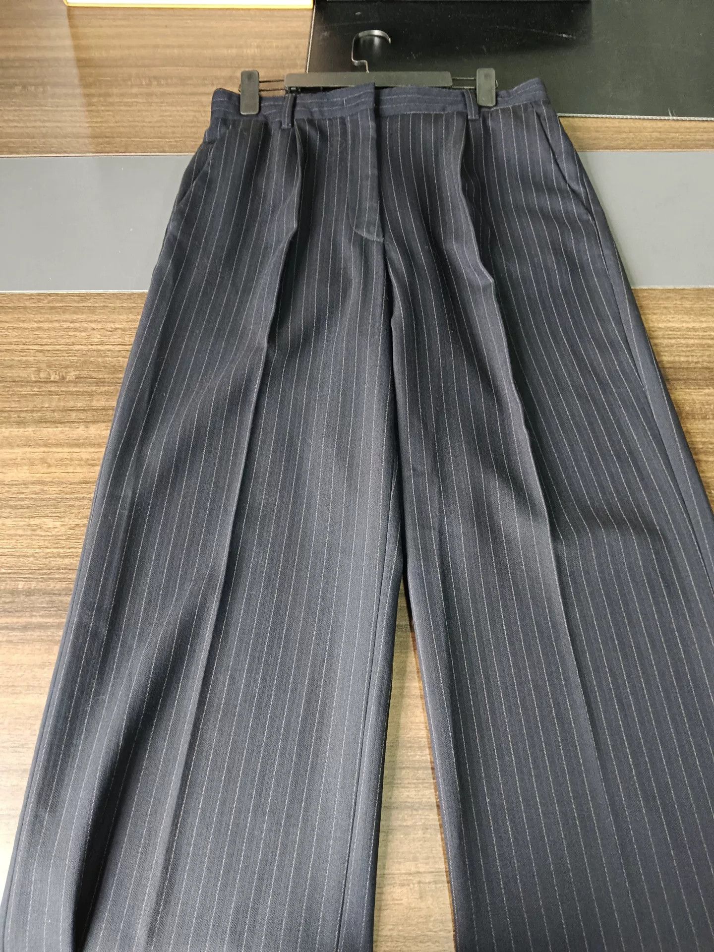 Miu Miu Miu Miu Pinstripe Italian Trousers US 34 Size US 34 / EU 50 - 2 Thumbnail