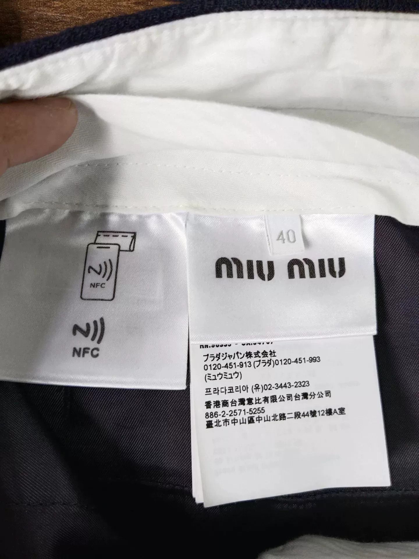 Miu Miu Miu Miu Pinstripe Italian Trousers US 34 Size US 34 / EU 50 - 4 Thumbnail