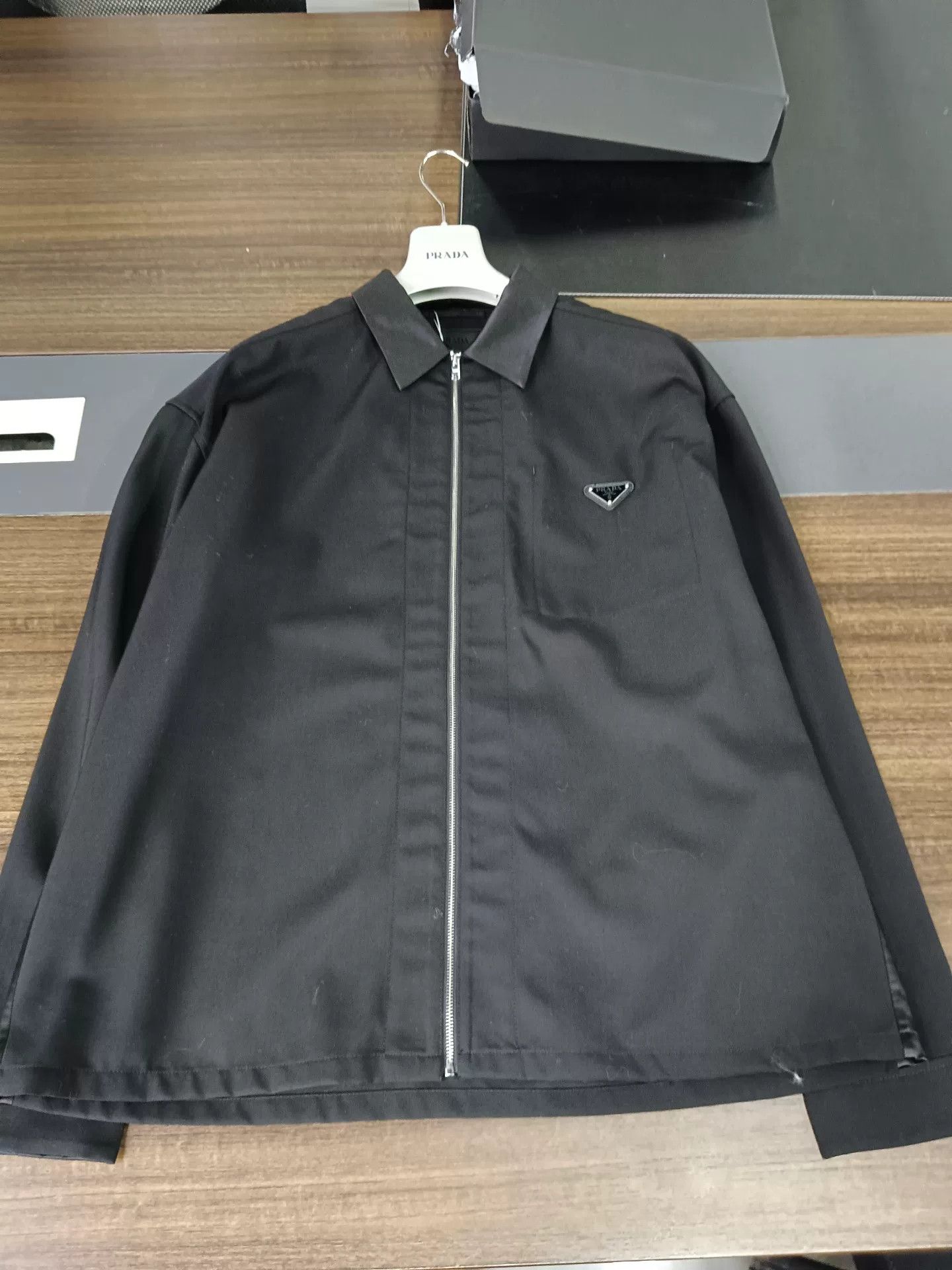 Prada Prada Triangle Logo Zip Jacket XL Size US XL / EU 56 / 4 - 2 Thumbnail