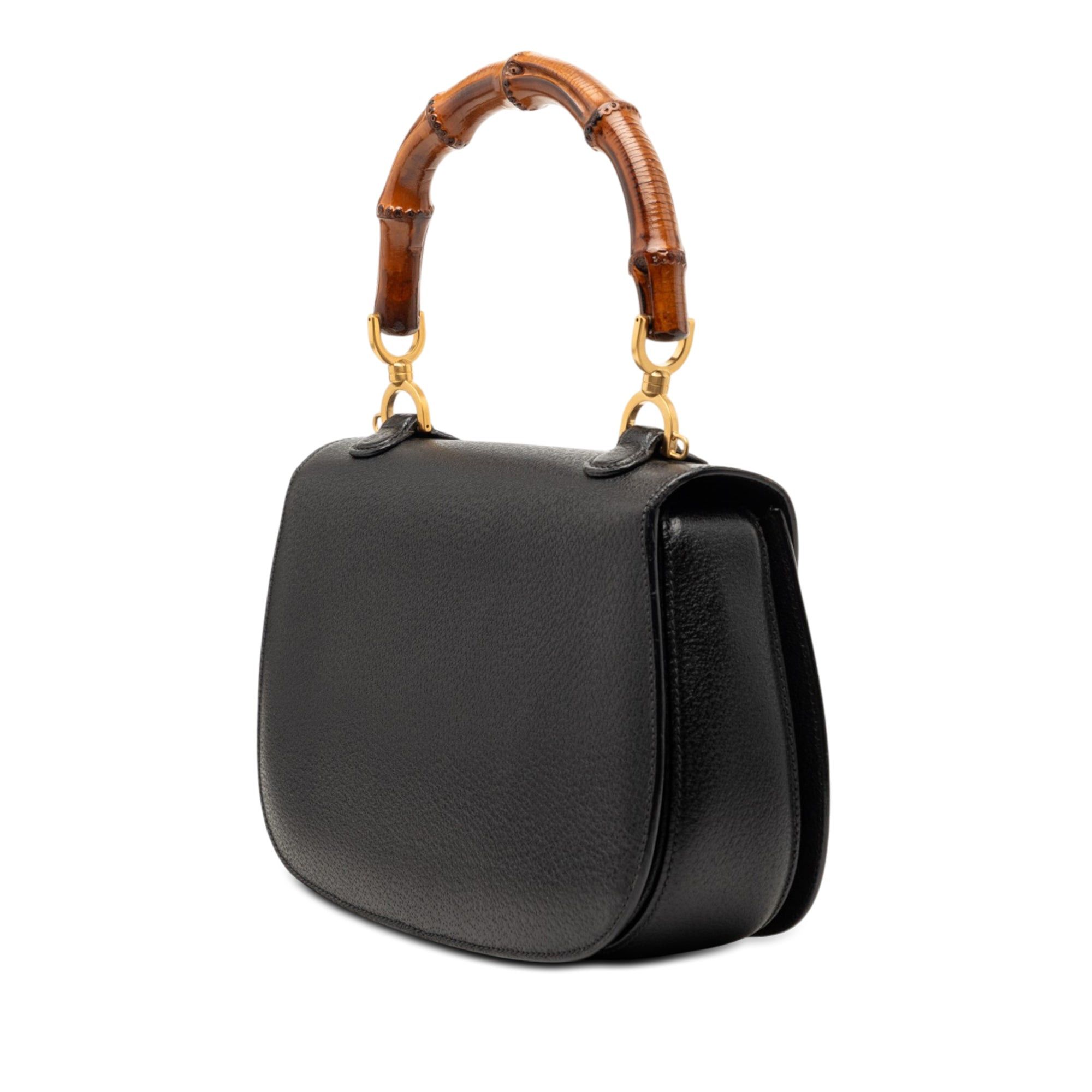 Gucci Small Grained Calfskin Bamboo Night Size ONE SIZE - 2 Thumbnail
