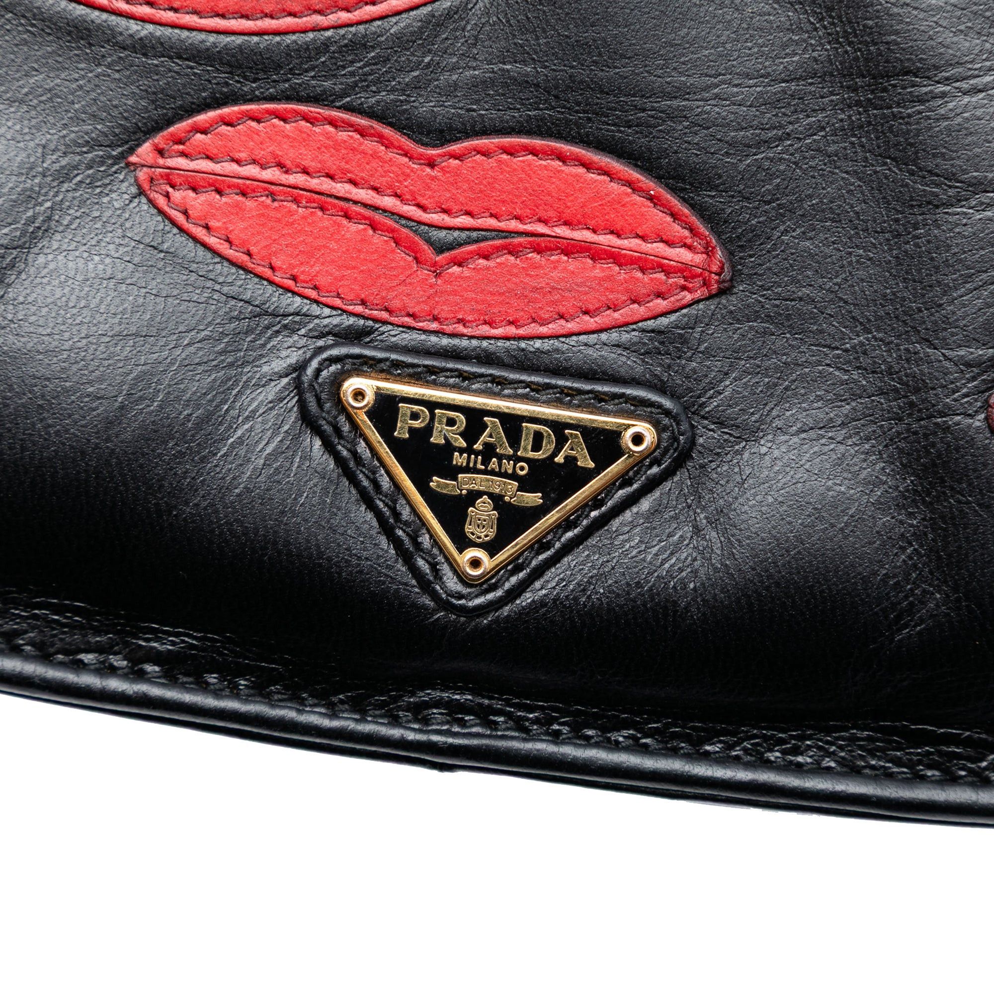 Prada Leather Lips Applique Crossbody Size ONE SIZE - 5 Thumbnail