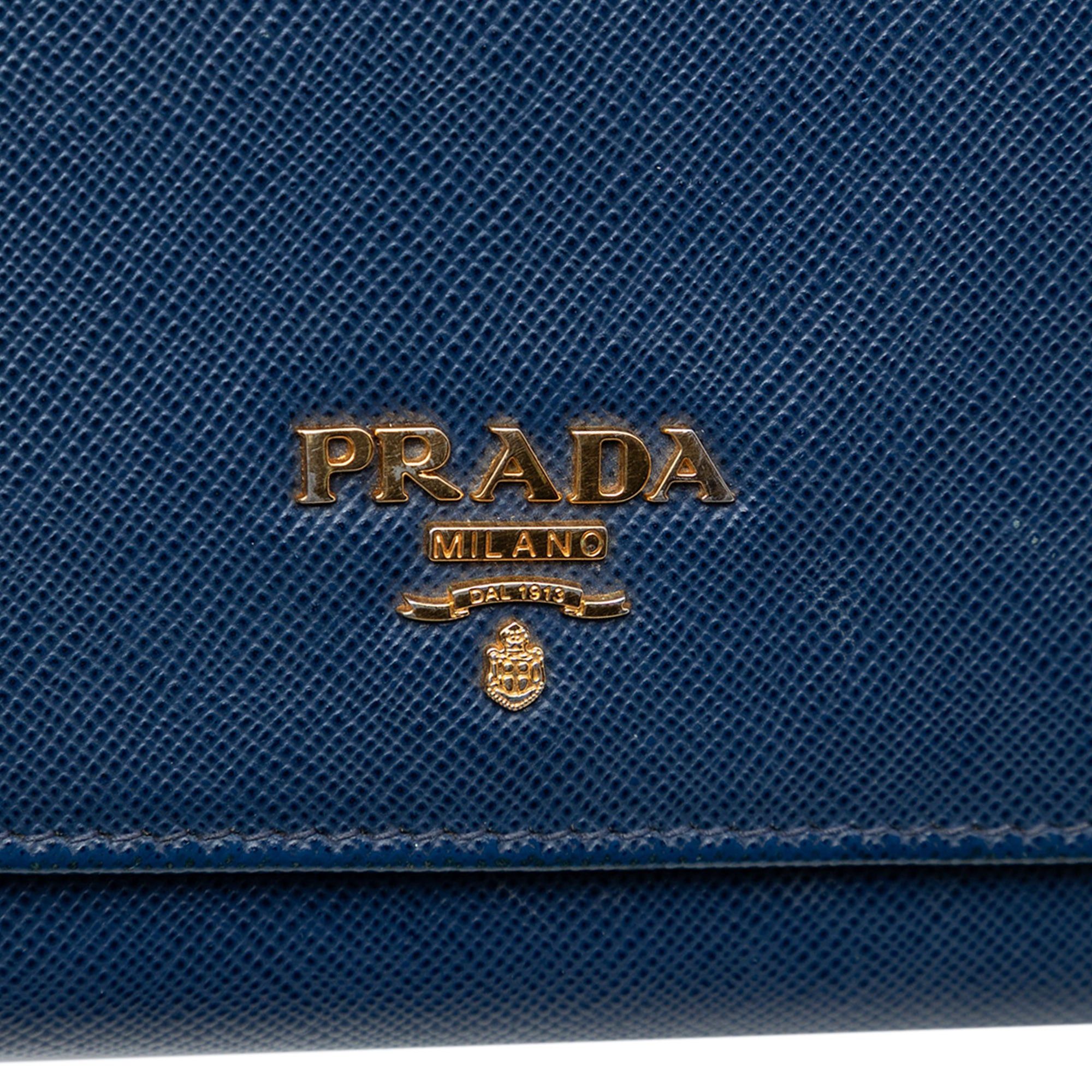 Prada Saffiano Wallet On Chain Size ONE SIZE - 5 Thumbnail