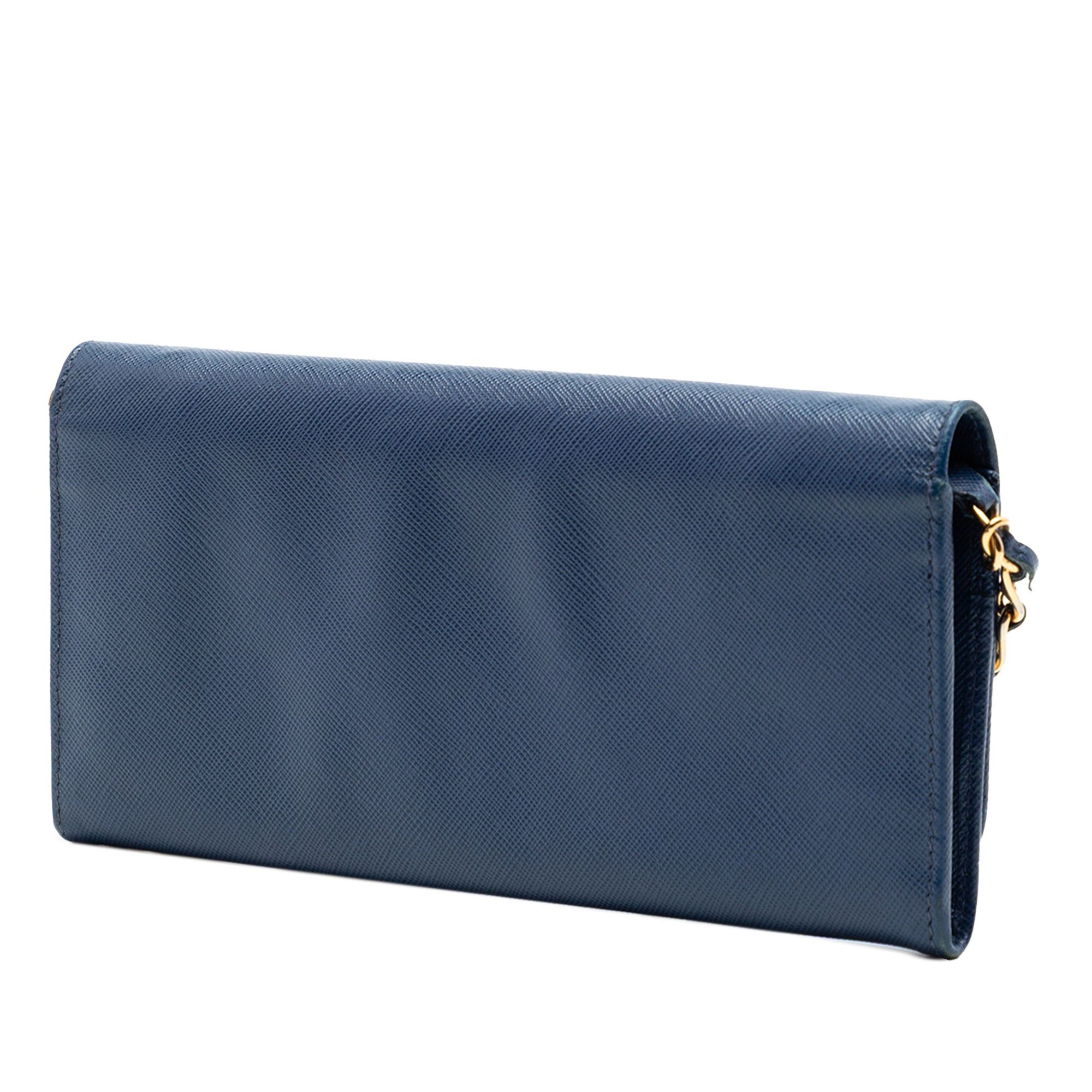 Prada Saffiano Wallet On Chain Size ONE SIZE - 2 Thumbnail