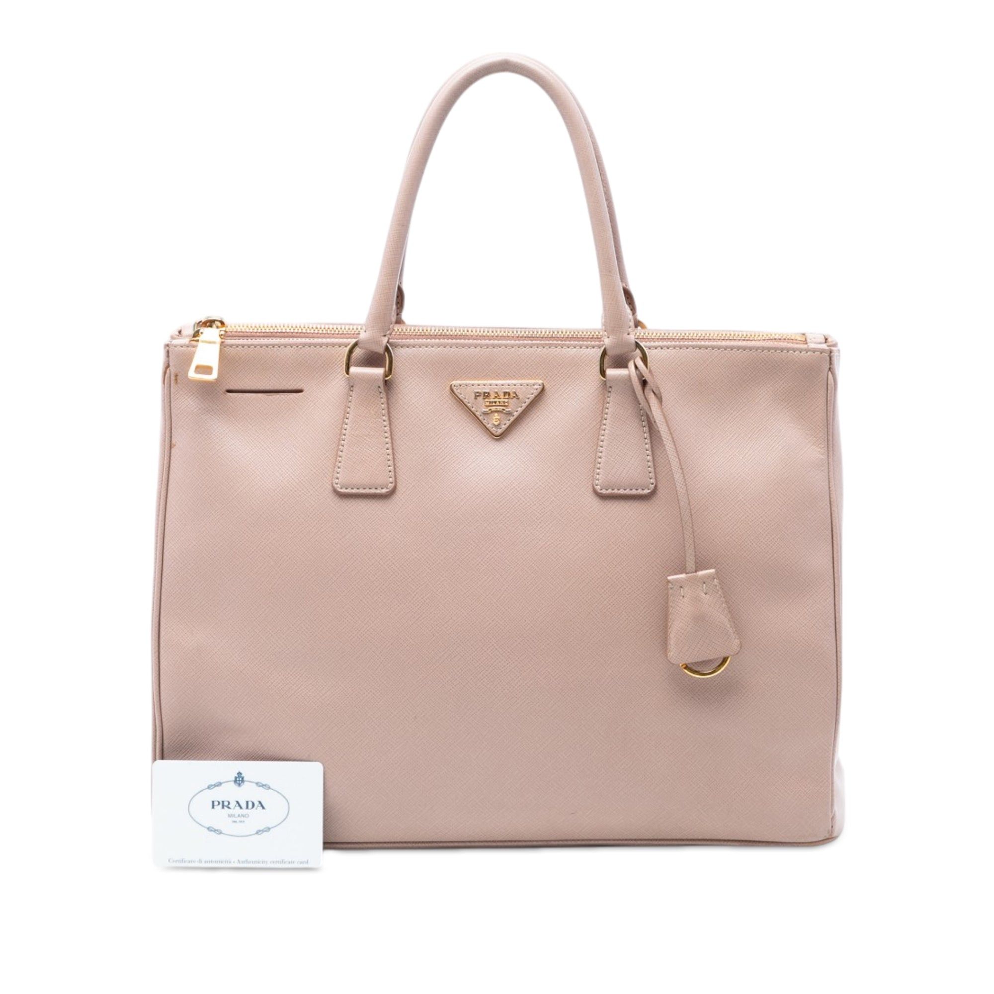 Prada Large Saffiano Lux Galleria Double Zip Satchel Size ONE SIZE - 7 Thumbnail