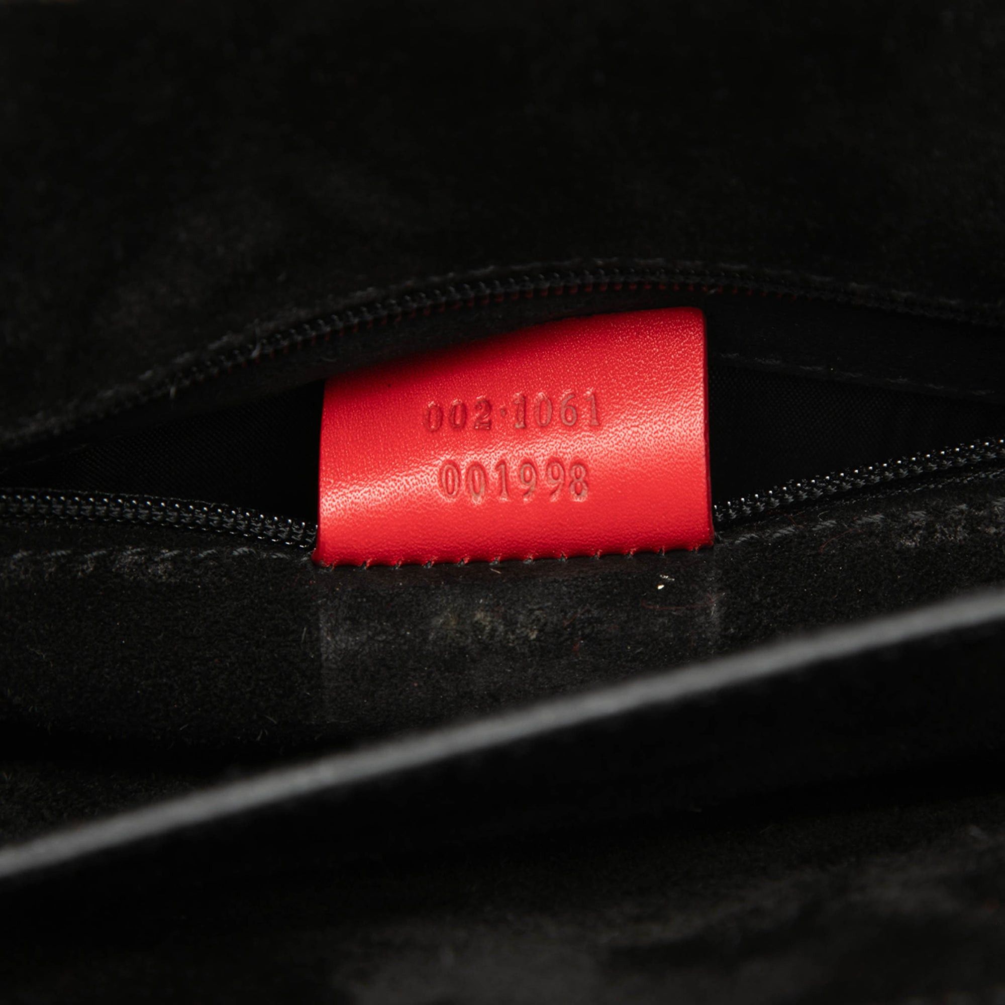 Gucci Wool and Calfskin Bamboo Top Handle Bag Size ONE SIZE - 6 Thumbnail