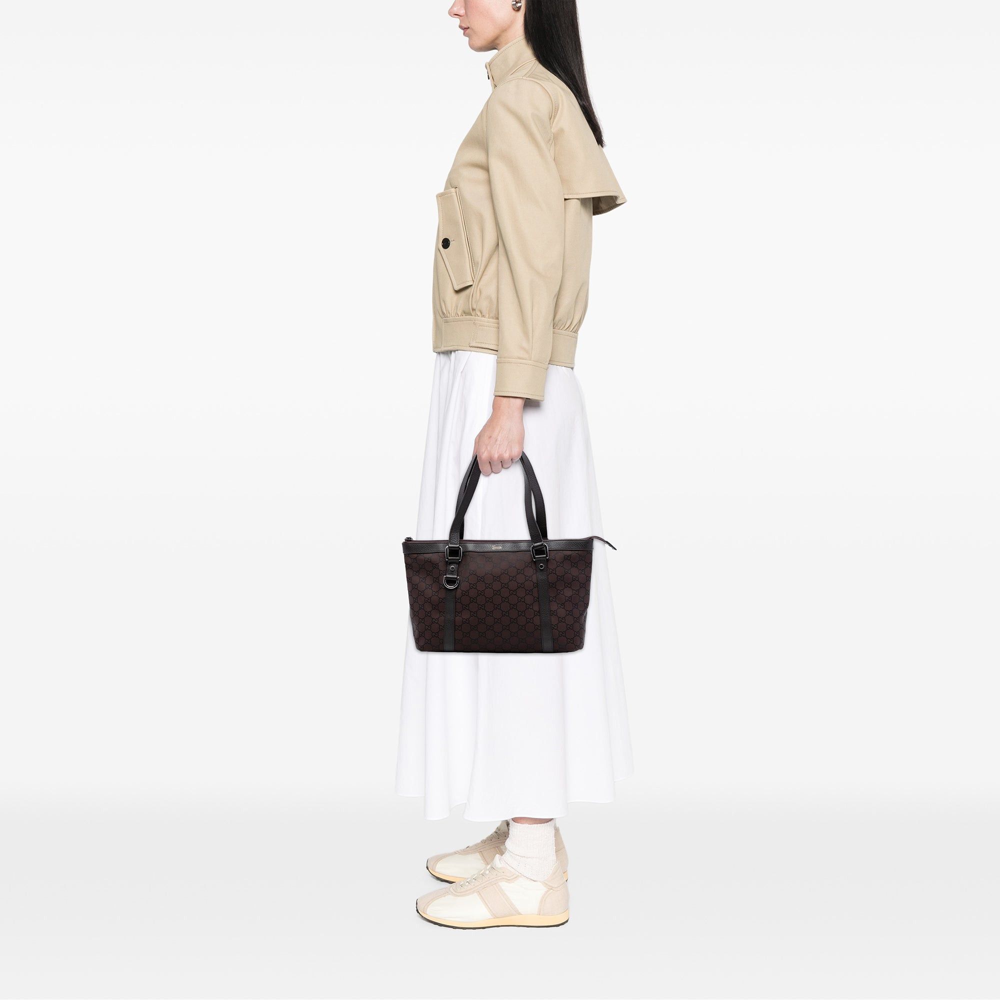 Gucci GG Nylon Abbey D Ring Tote Size ONE SIZE - 7 Thumbnail