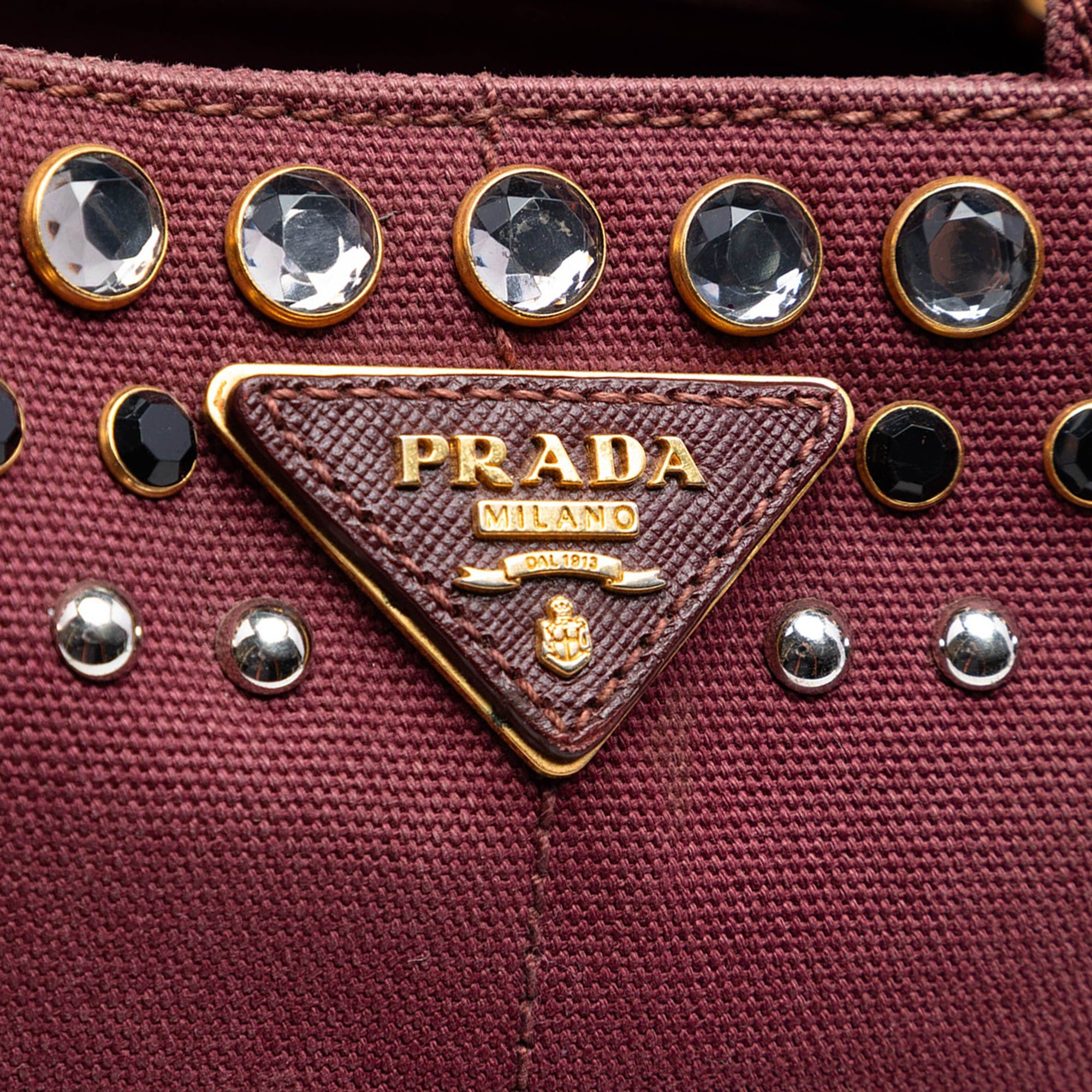 Prada Small Canvas Canapa Bijoux Satchel Size ONE SIZE - 5 Thumbnail