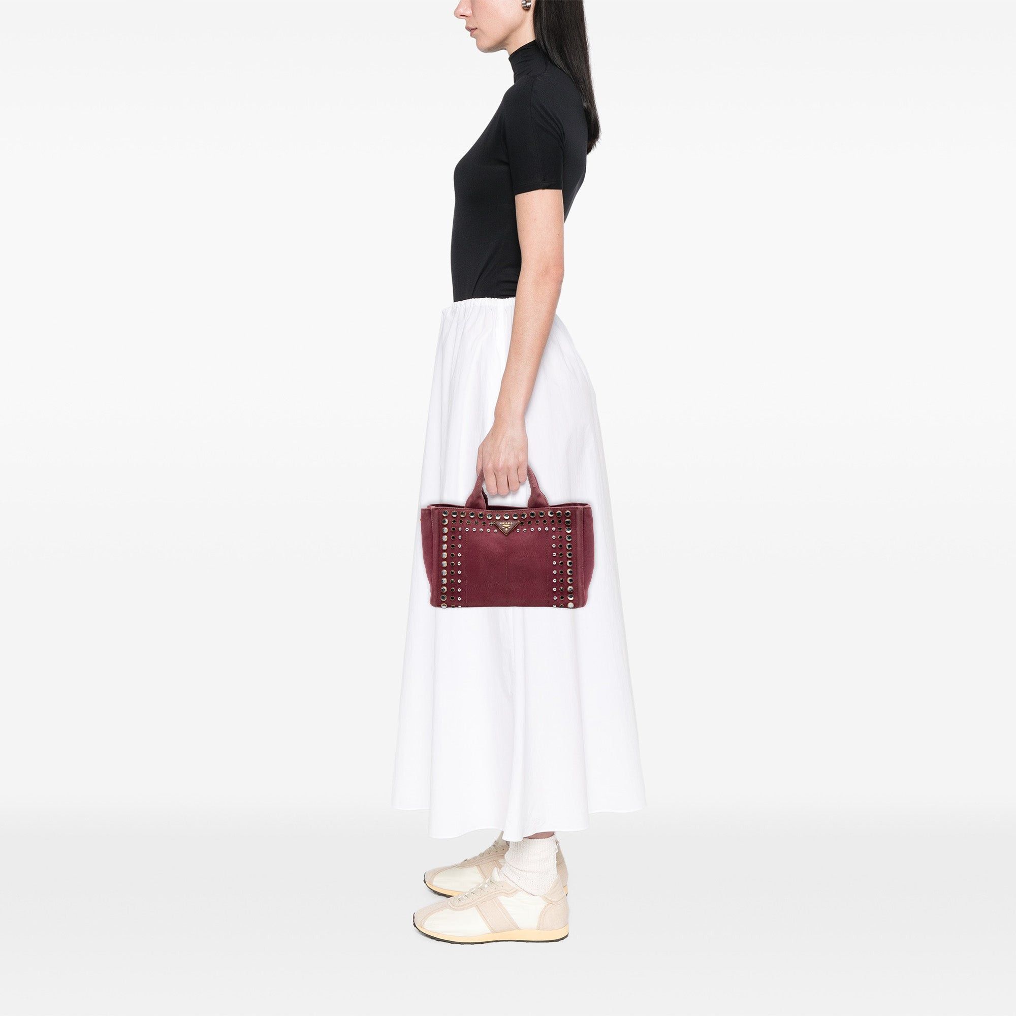 Prada Small Canvas Canapa Bijoux Satchel Size ONE SIZE - 6 Thumbnail