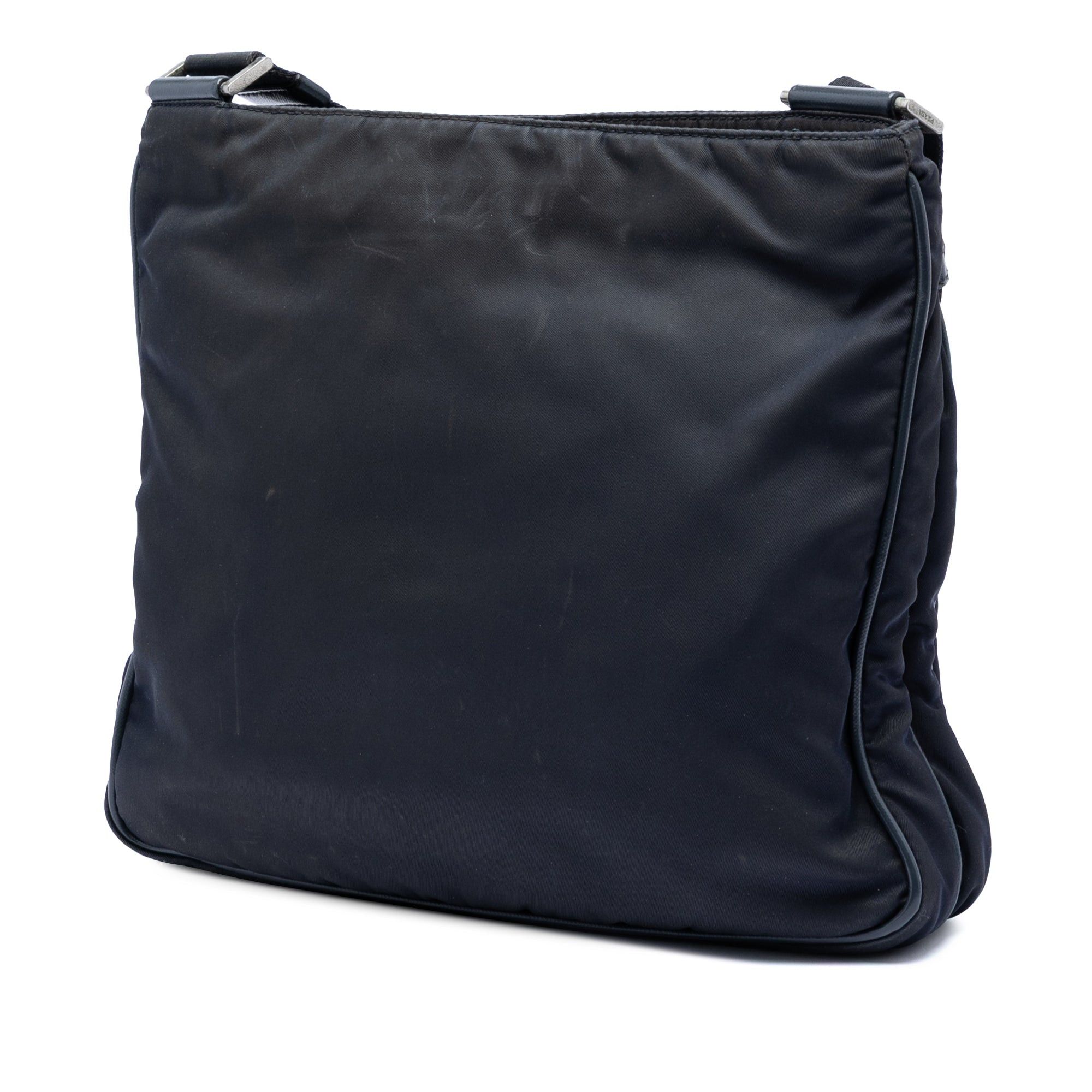 Prada Saffiano Trimmed Tessuto Zip Top Crossbody Size ONE SIZE - 2 Thumbnail