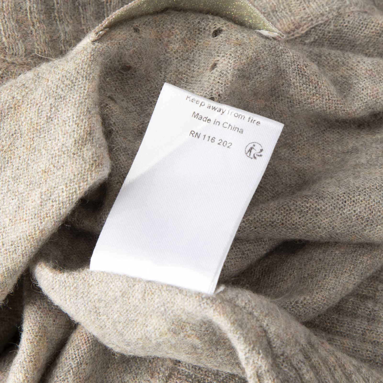 Zadig & Voltaire Grey Cashmere Knit Cardigan Size S / US 4 / IT 40 - 5 Thumbnail