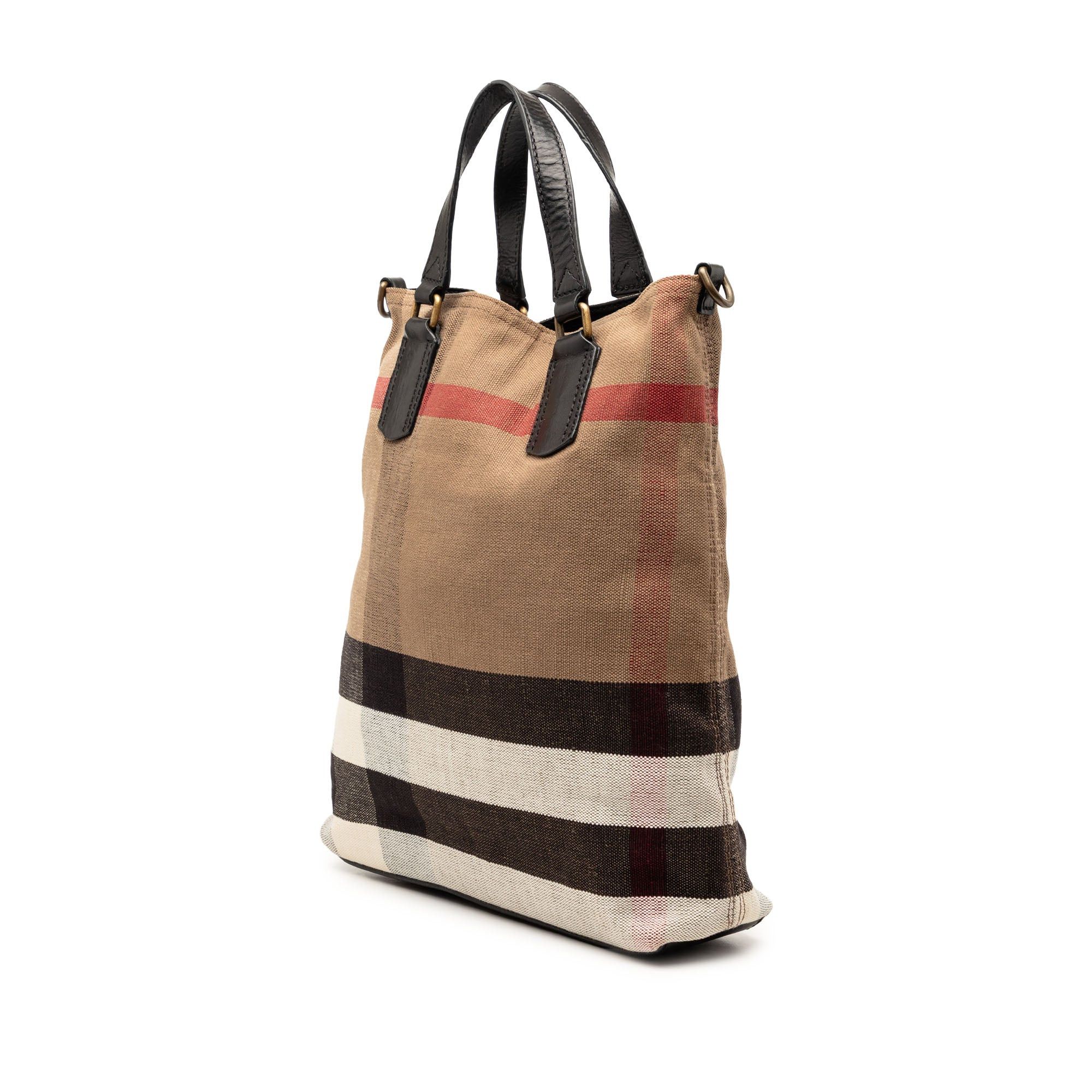 Burberry Mega Check Canvas Tottenham Brit Satchel Size ONE SIZE - 2 Thumbnail