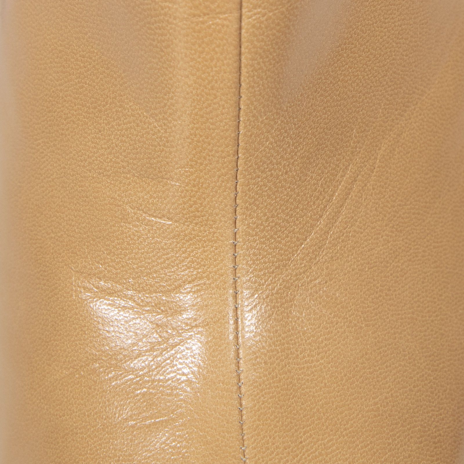 Jimmy Choo Beige Camel Leather Peony Heeled Boots Size US 8.5 / IT 38.5 - 6 Thumbnail