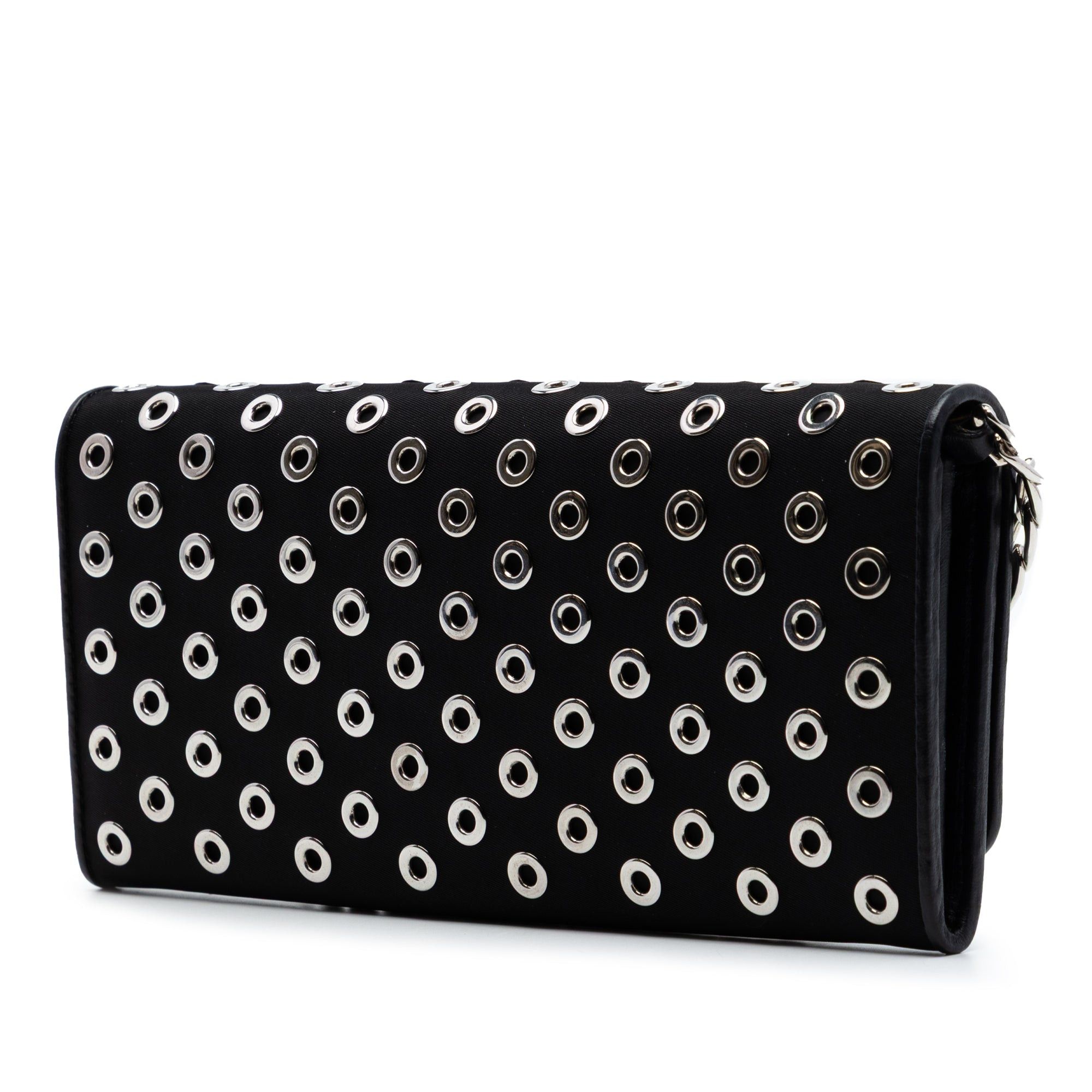 Prada Tessuto Grommet Wallet On Chain Size ONE SIZE - 2 Thumbnail