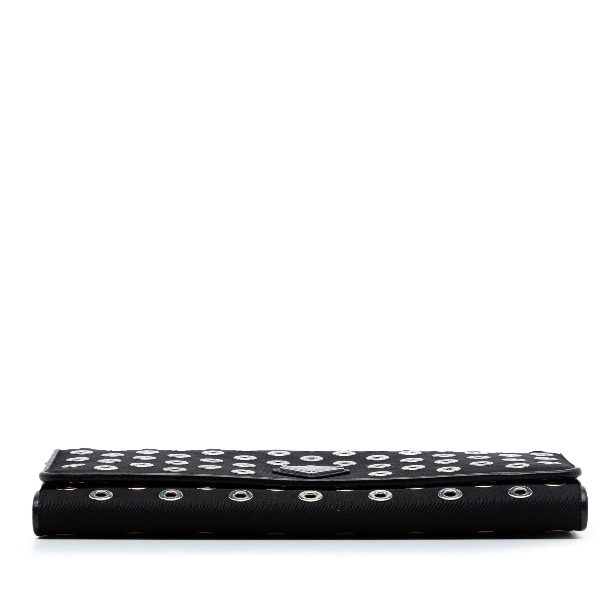 Prada Tessuto Grommet Wallet On Chain Size ONE SIZE - 3 Thumbnail