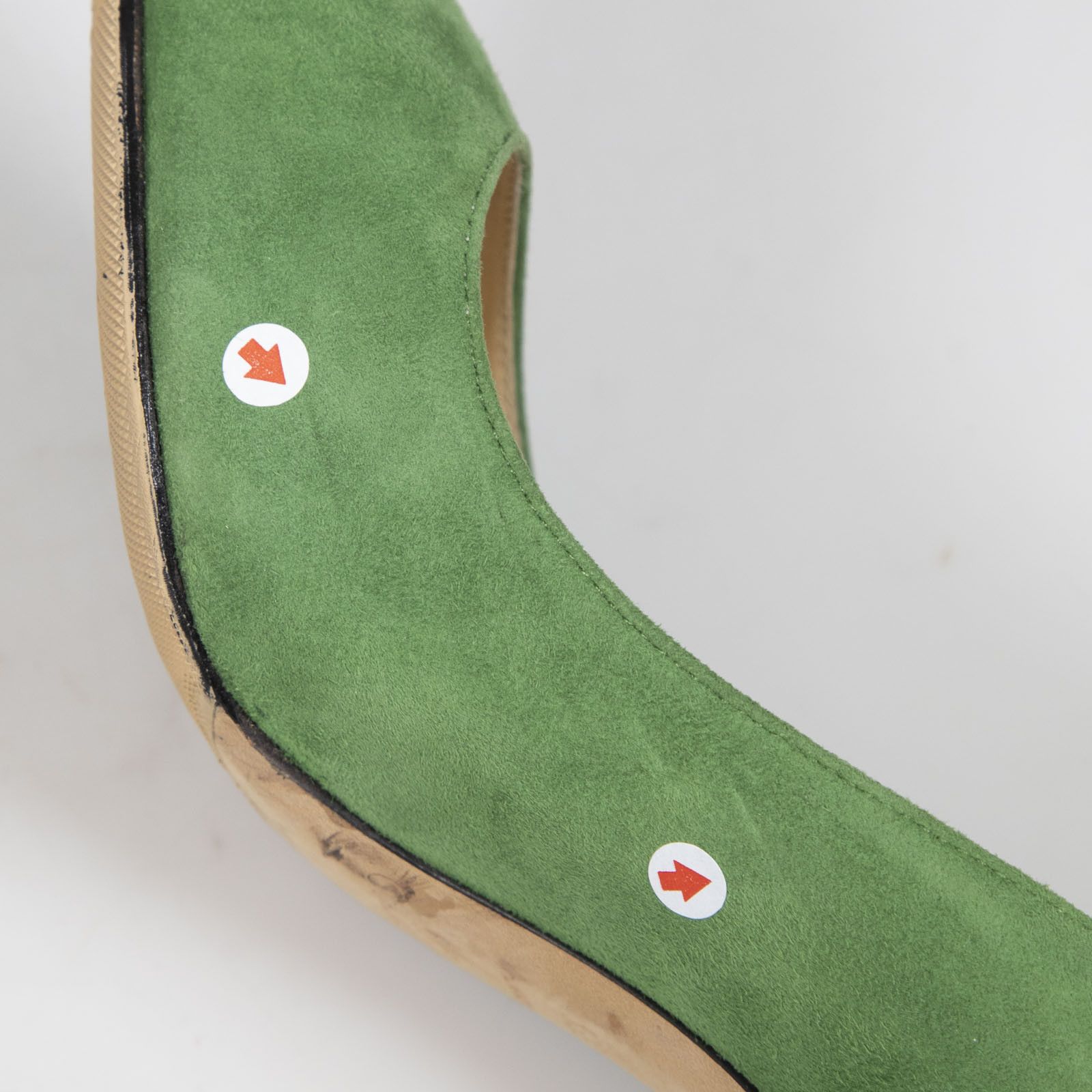 Jimmy Choo Green Suede Pumps Size US 5.5 / IT 35.5 - 11 Thumbnail