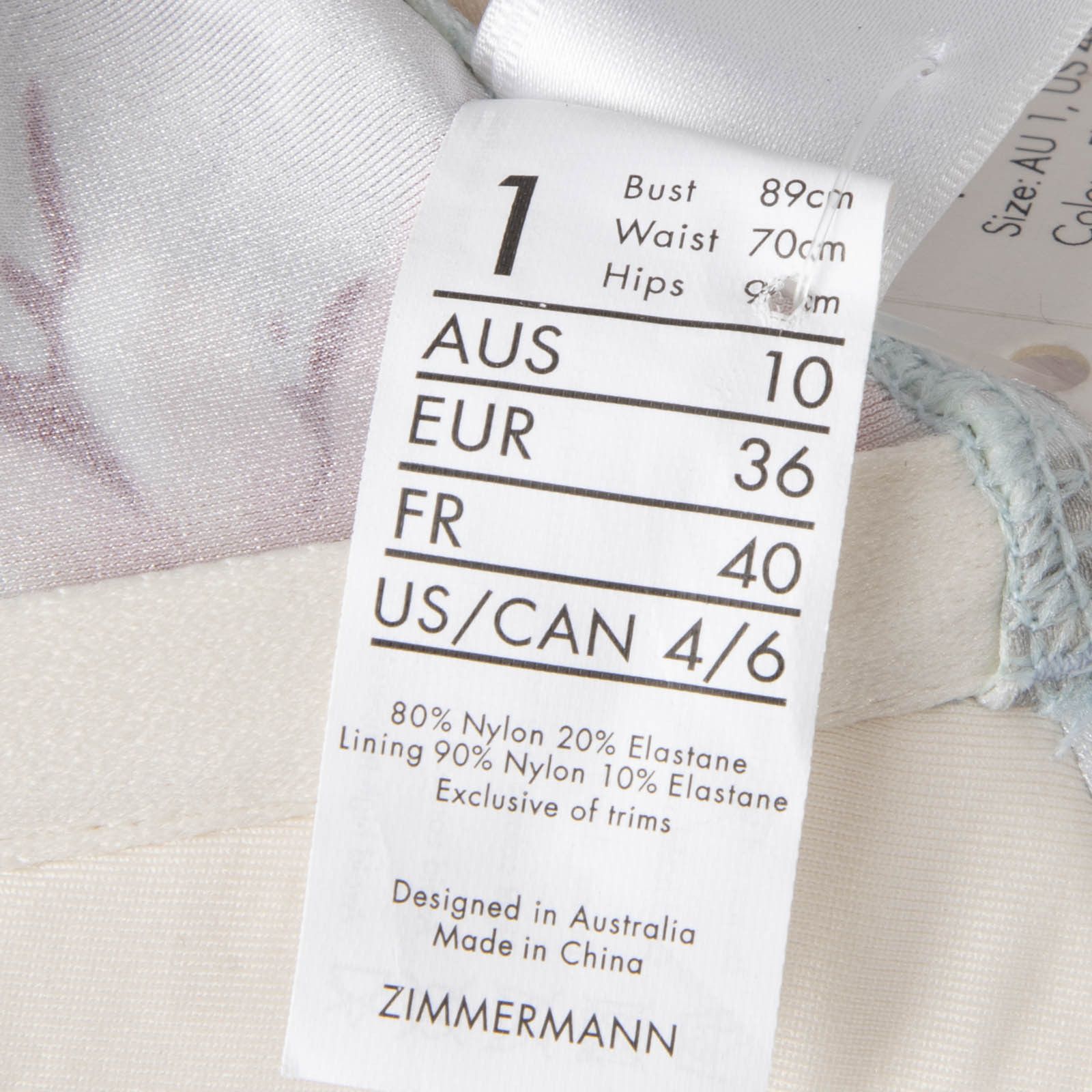 Zimmermann Floral Print Bikini Top Size M / US 6-8 / IT 42-44 - 5 Thumbnail