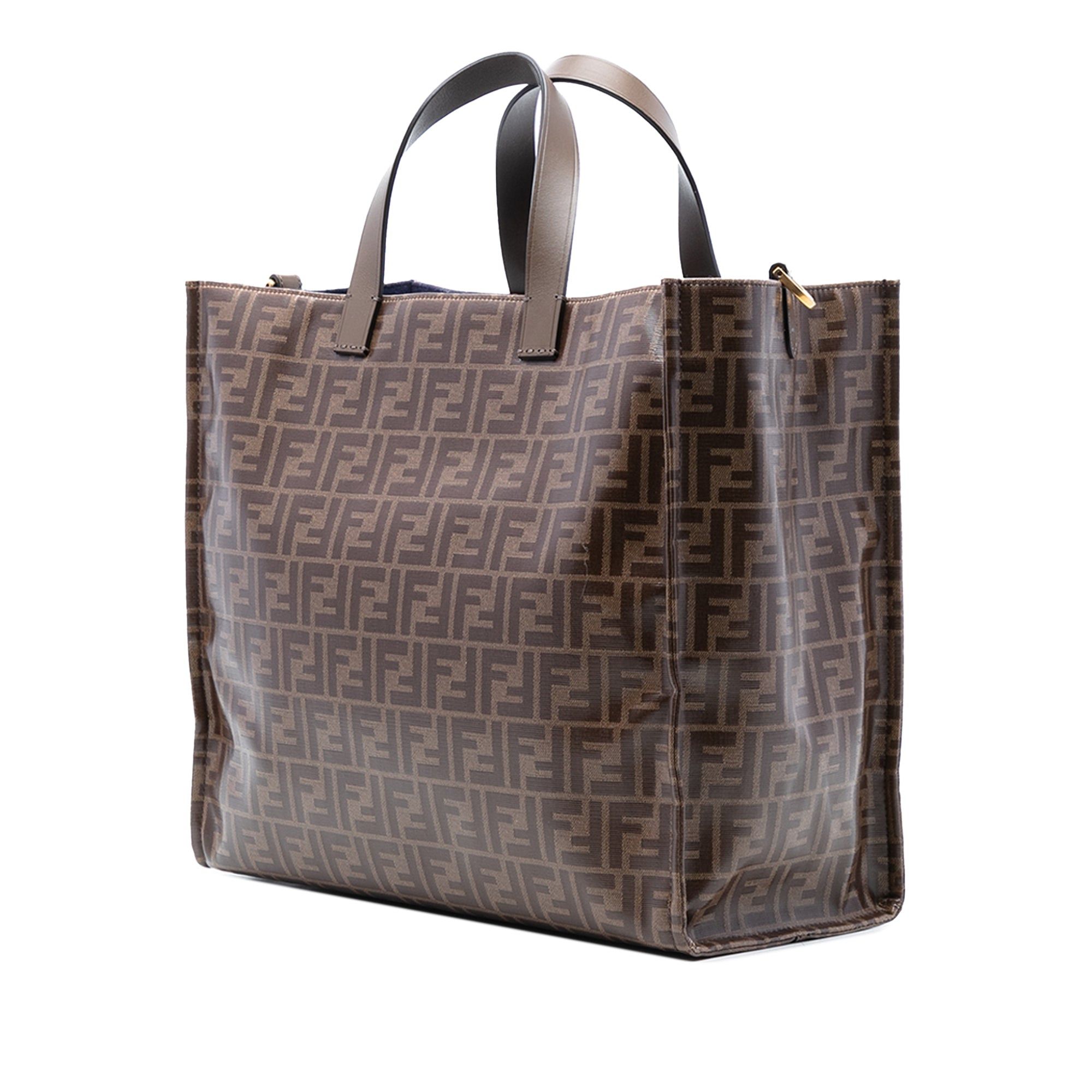 Fendi FILA Glazed Fabric FF 1974 Mania Shopping Tote Size ONE SIZE - 2 Thumbnail