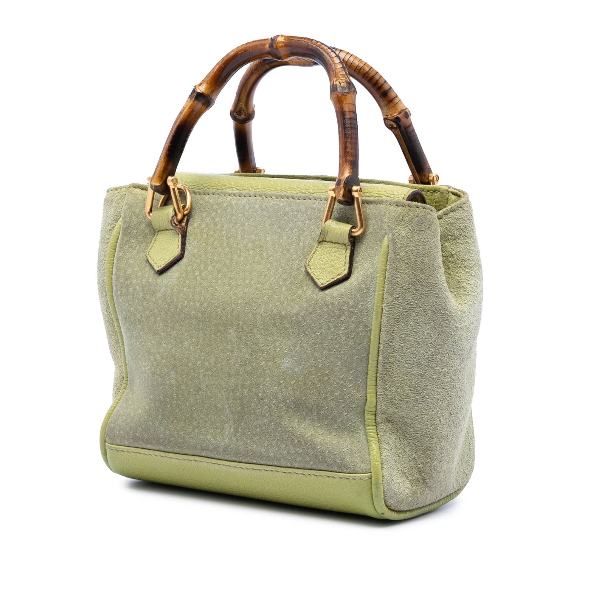 Gucci Suede Bamboo Satchel Size ONE SIZE - 2 Thumbnail