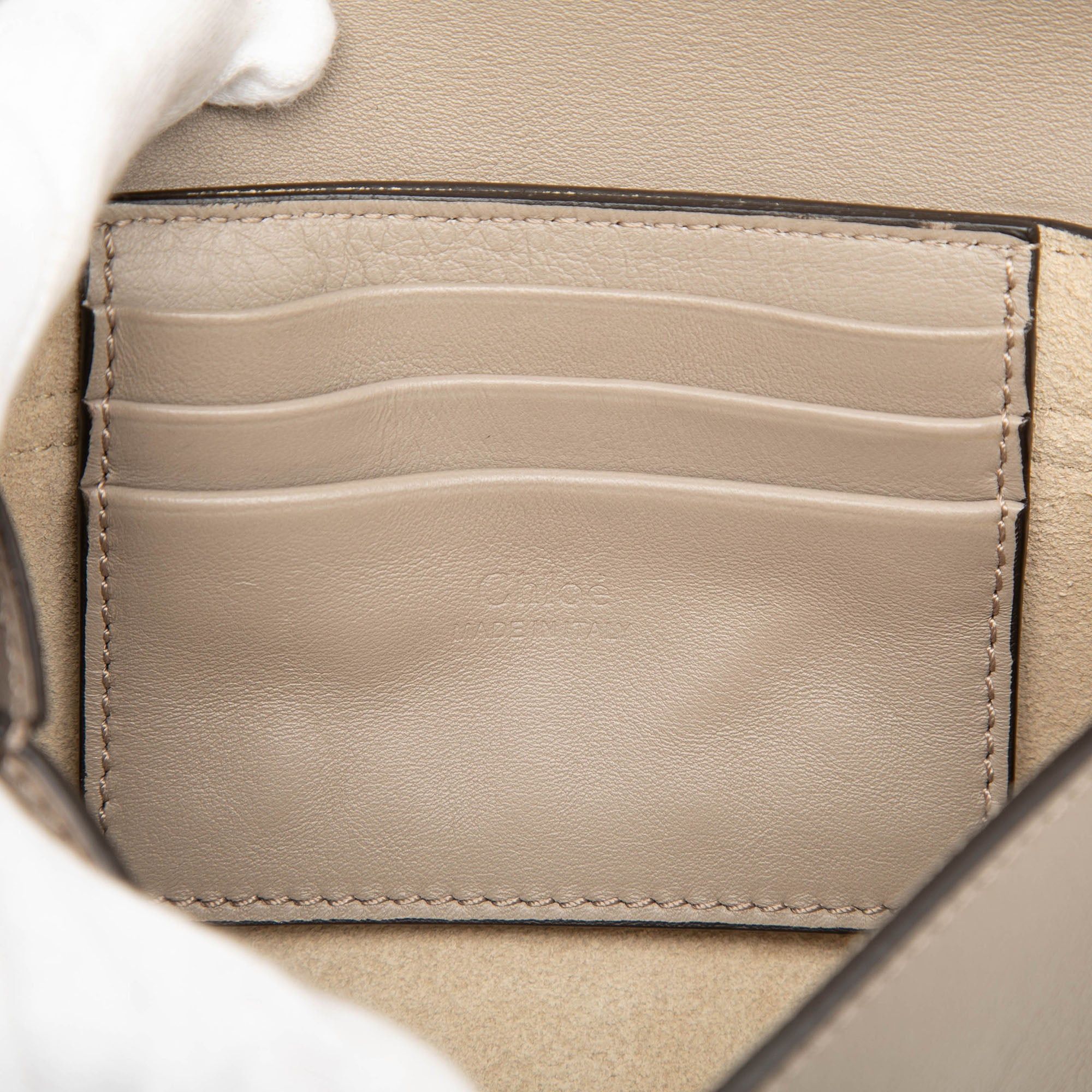 Chloe Mini Calfskin and Suede Faye Chain Crossbody Size ONE SIZE - 5 Thumbnail