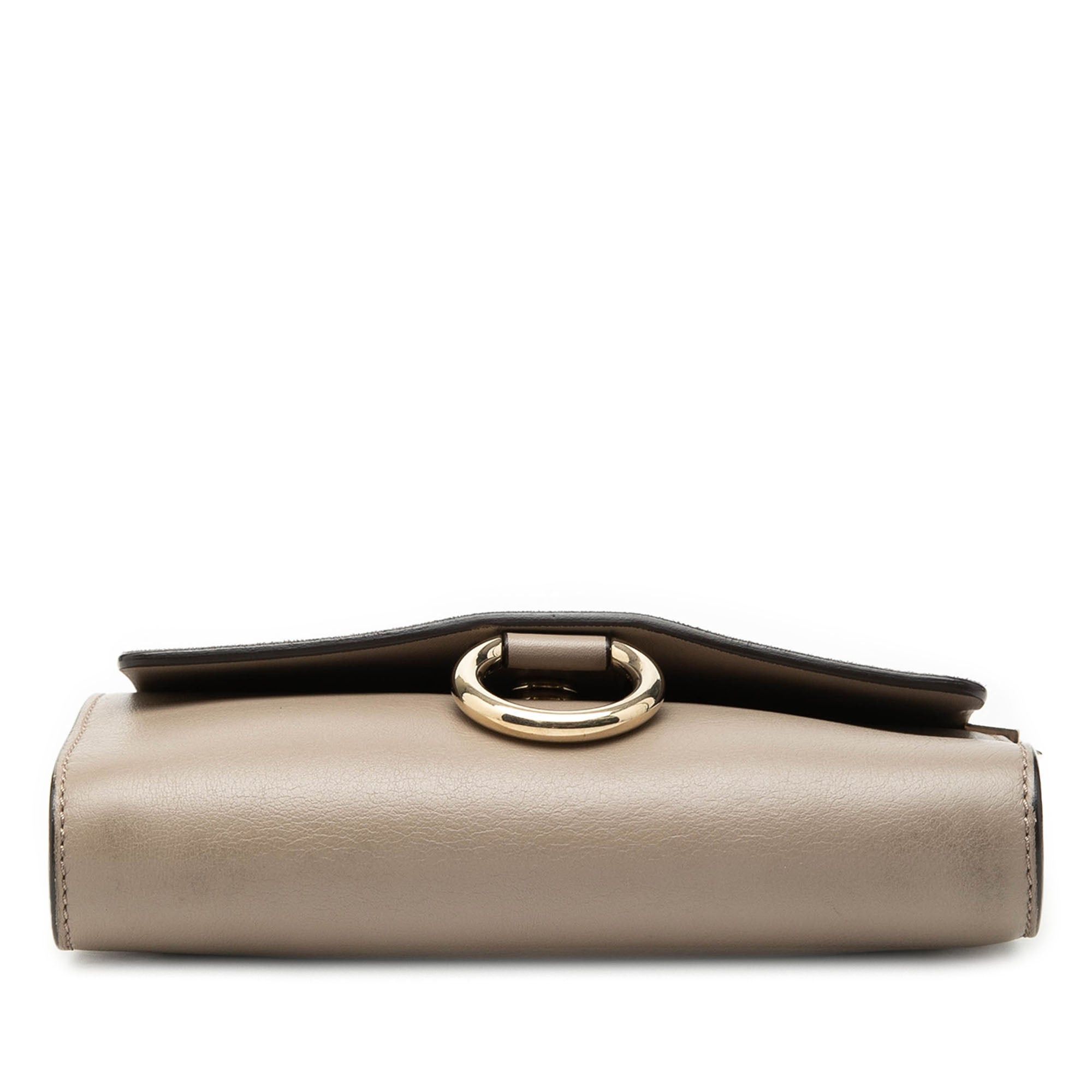 Chloe Mini Calfskin and Suede Faye Chain Crossbody Size ONE SIZE - 3 Thumbnail