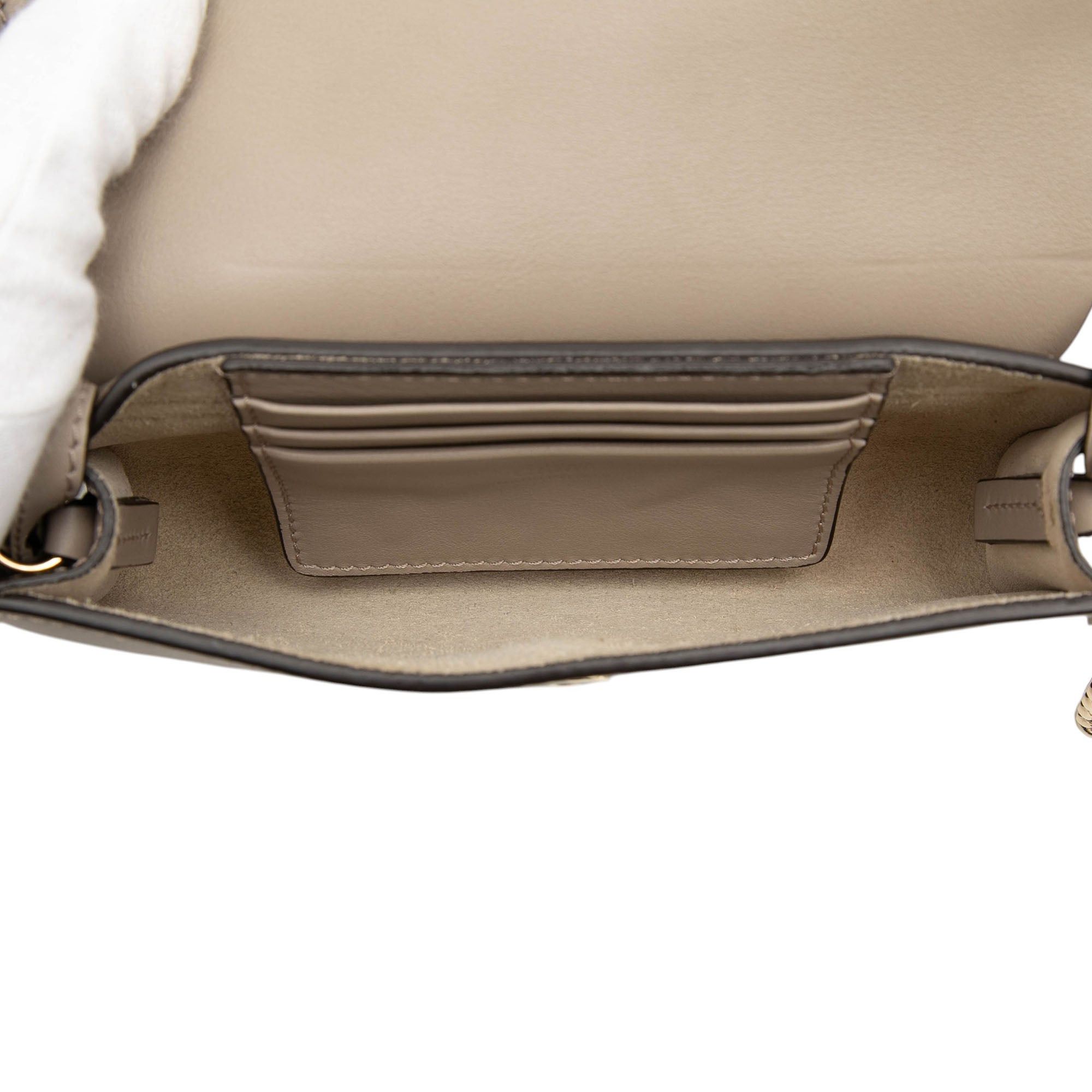 Chloe Mini Calfskin and Suede Faye Chain Crossbody Size ONE SIZE - 4 Thumbnail