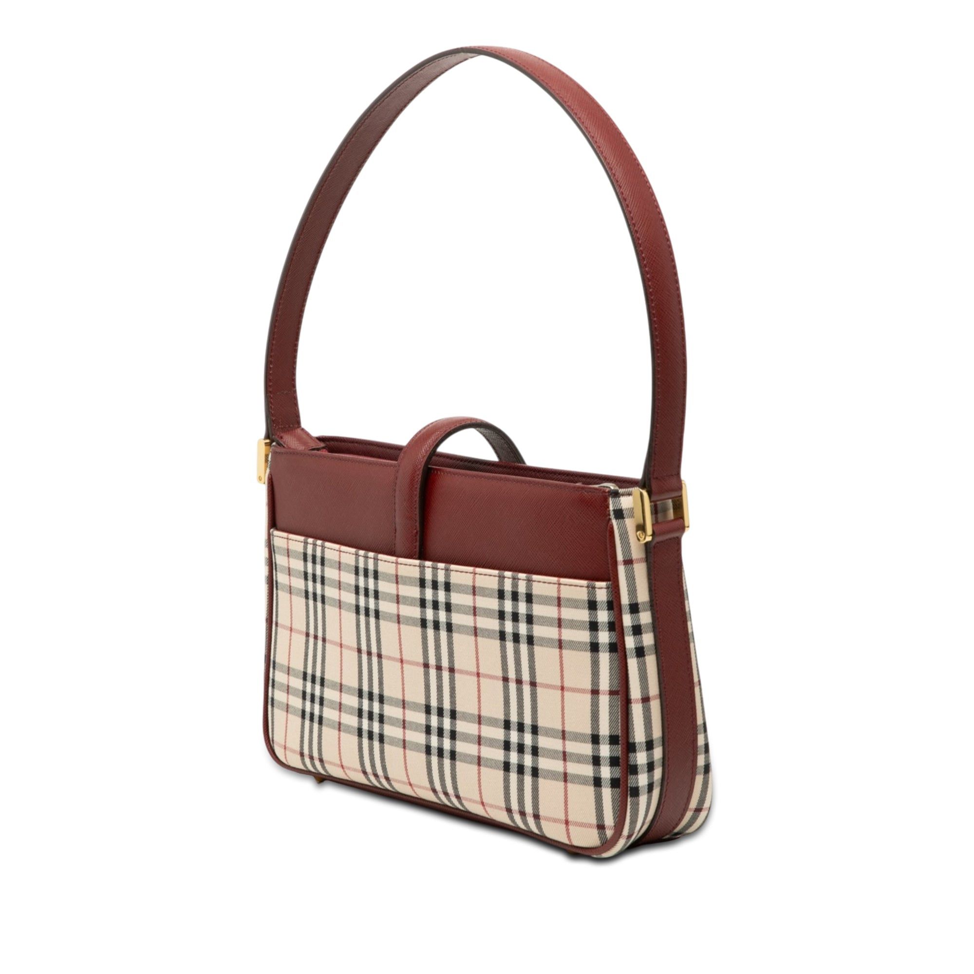 Burberry House Check Canvas Shoulder Bag Size ONE SIZE - 2 Thumbnail