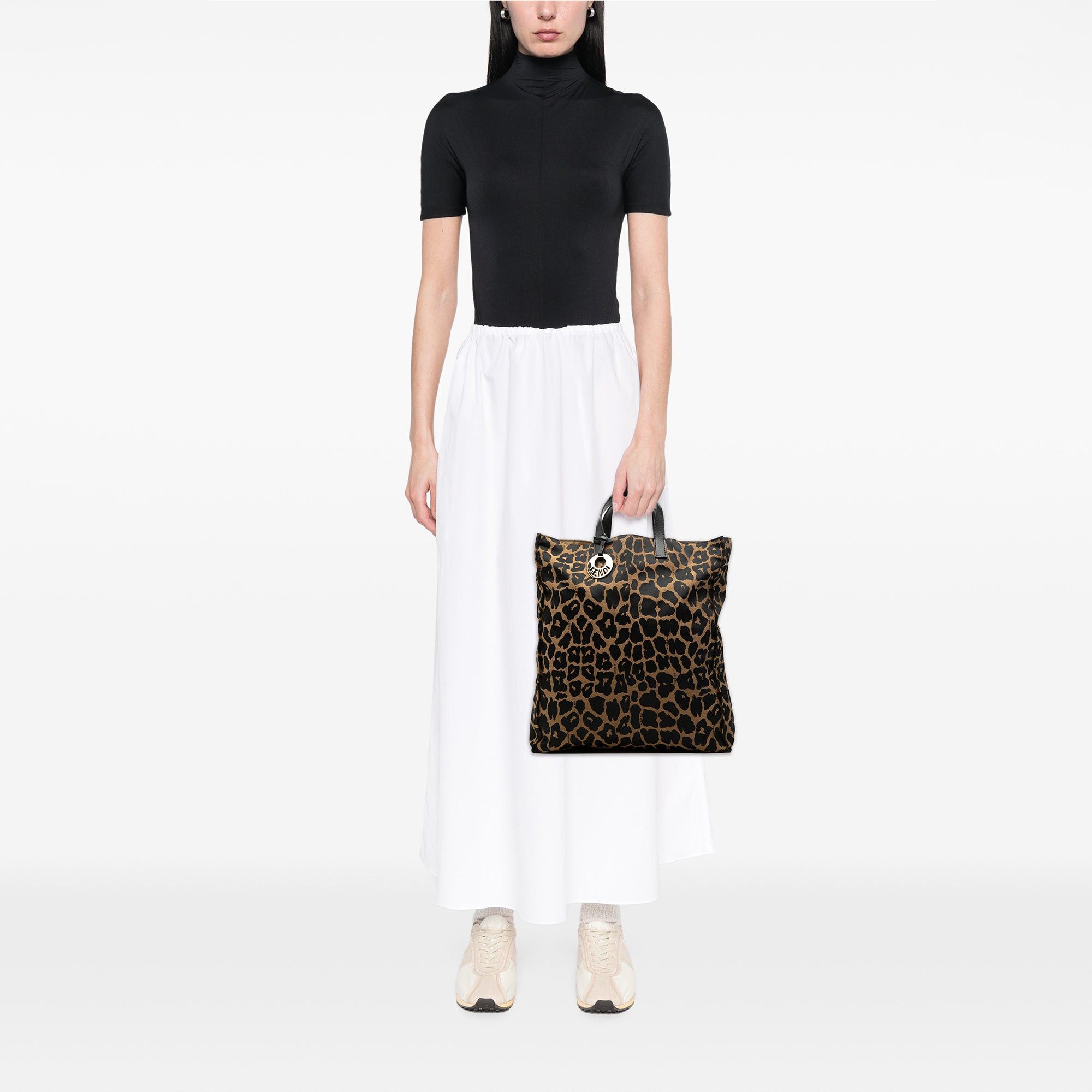Fendi Leopard Print Canvas Tote Size ONE SIZE - 7 Thumbnail