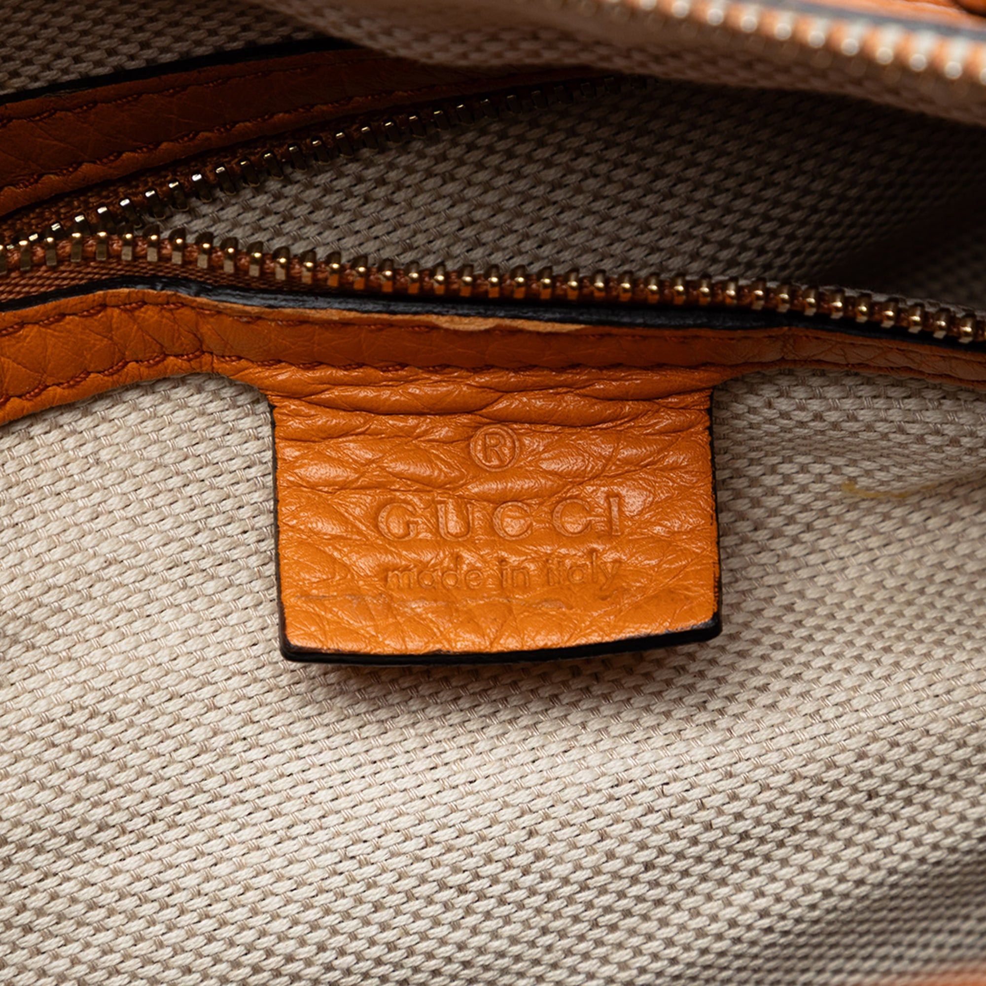 Gucci Medium Pebbled Calfskin Soho Boston Bag Size ONE SIZE - 5 Thumbnail