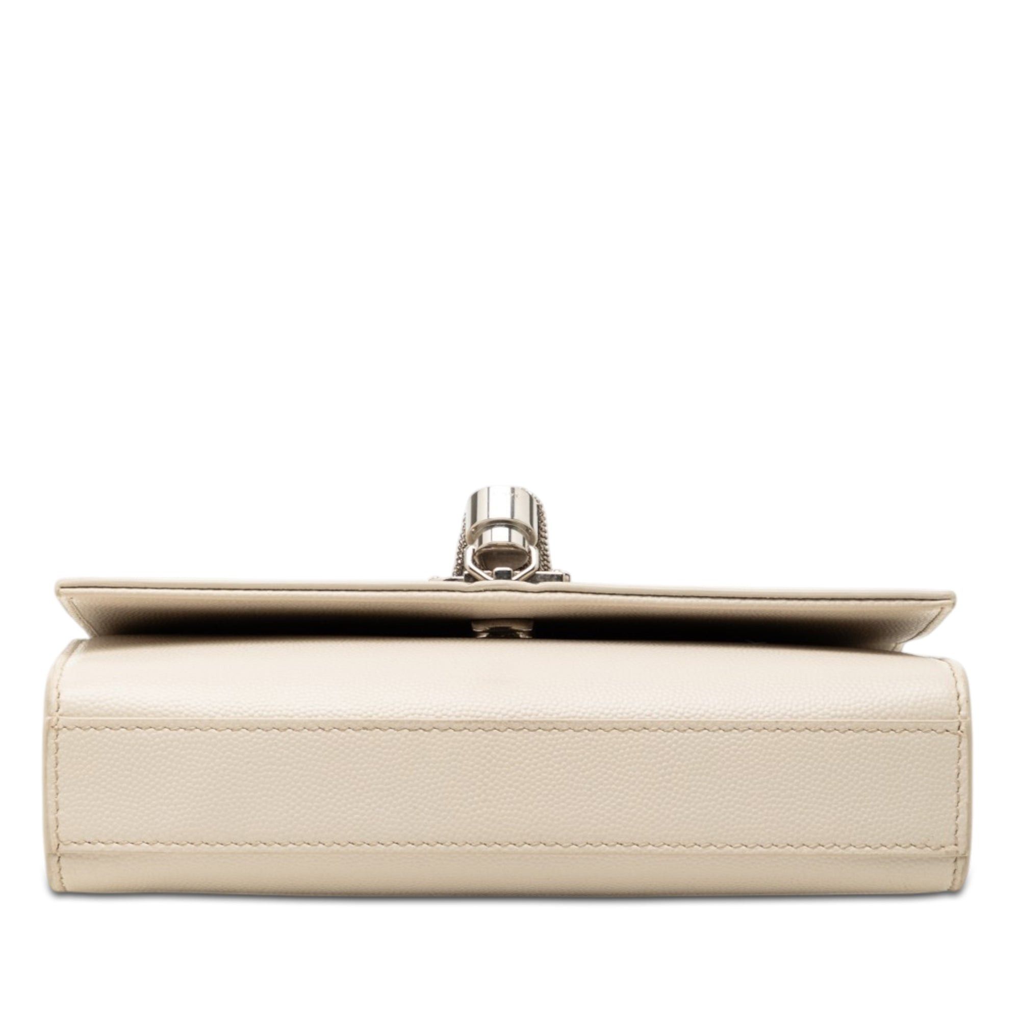 Saint Laurent Paris Small Grain de Poudre Monogram Kate Tassel Crossbody Size ONE SIZE - 3 Thumbnail