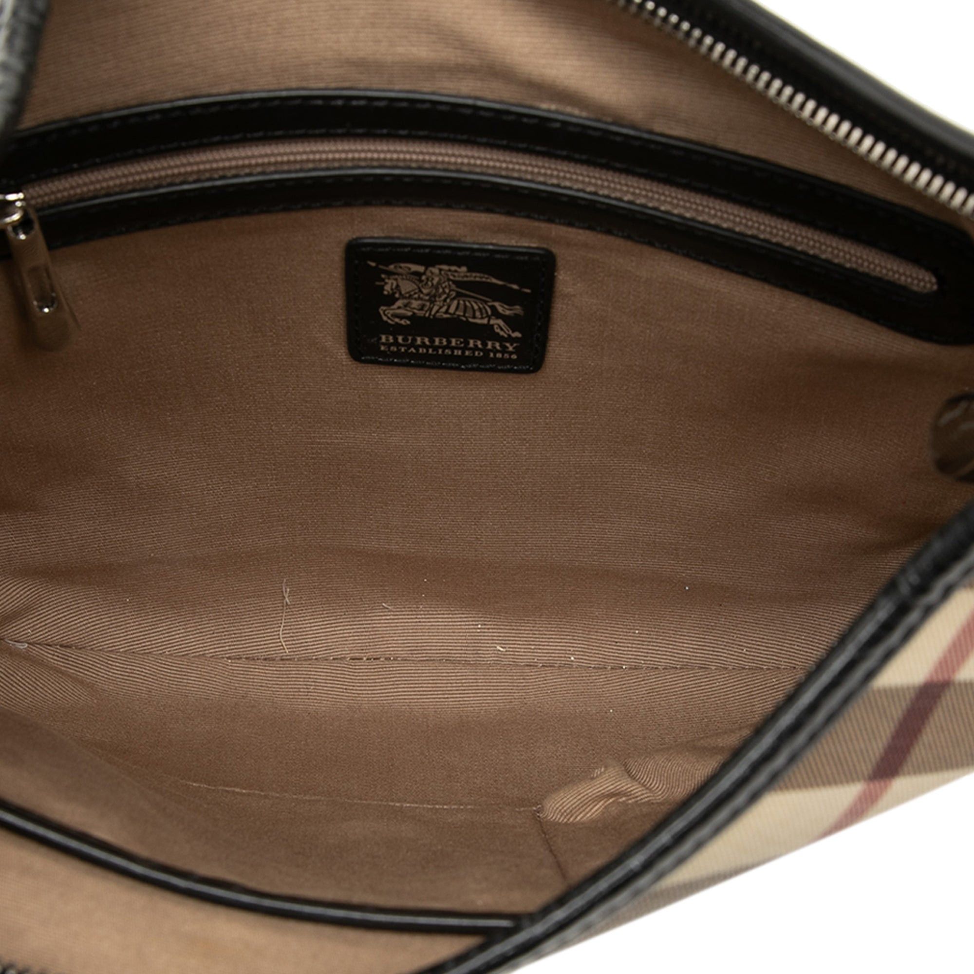 Burberry Supernova Check Coated Canvas Larkin Hobo Size ONE SIZE - 4 Thumbnail