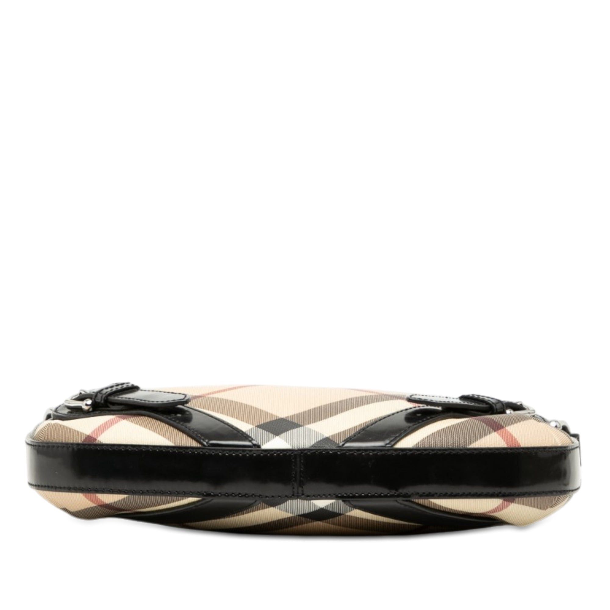 Burberry Supernova Check Coated Canvas Larkin Hobo Size ONE SIZE - 3 Thumbnail
